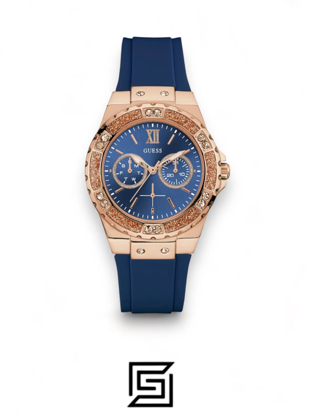 watches Guess Womens Multi Dial Watch Limelight - W1053L1