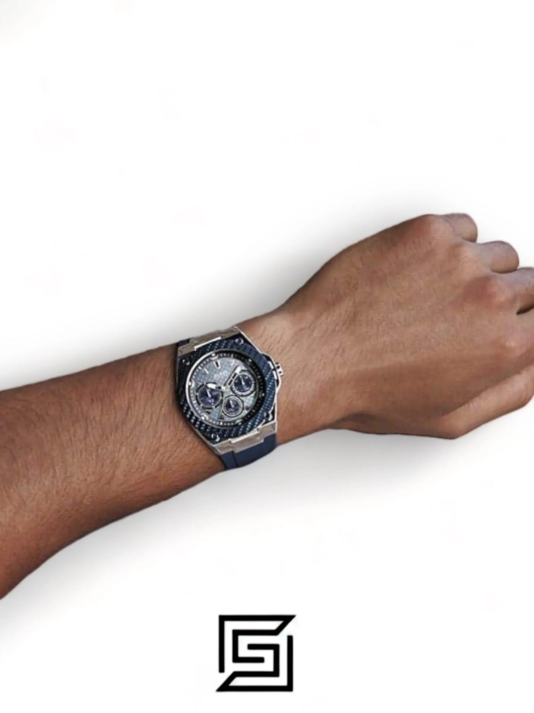 ساعات GUESS Legacy Analog Grey Dial ساعة رجالية - W1049G1