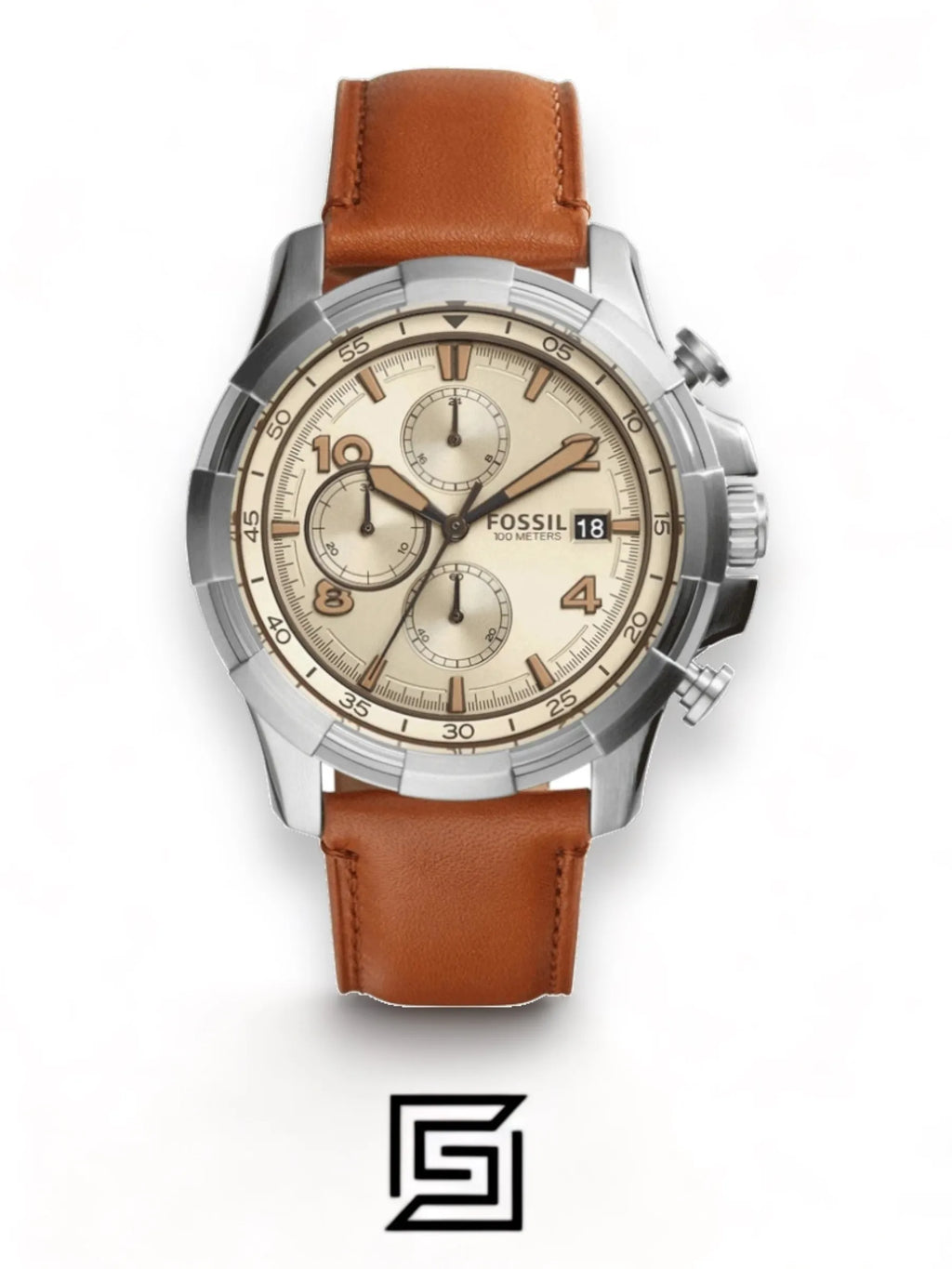 Fossil original-watches Analog Beige Dial Men's Watch - FS5130