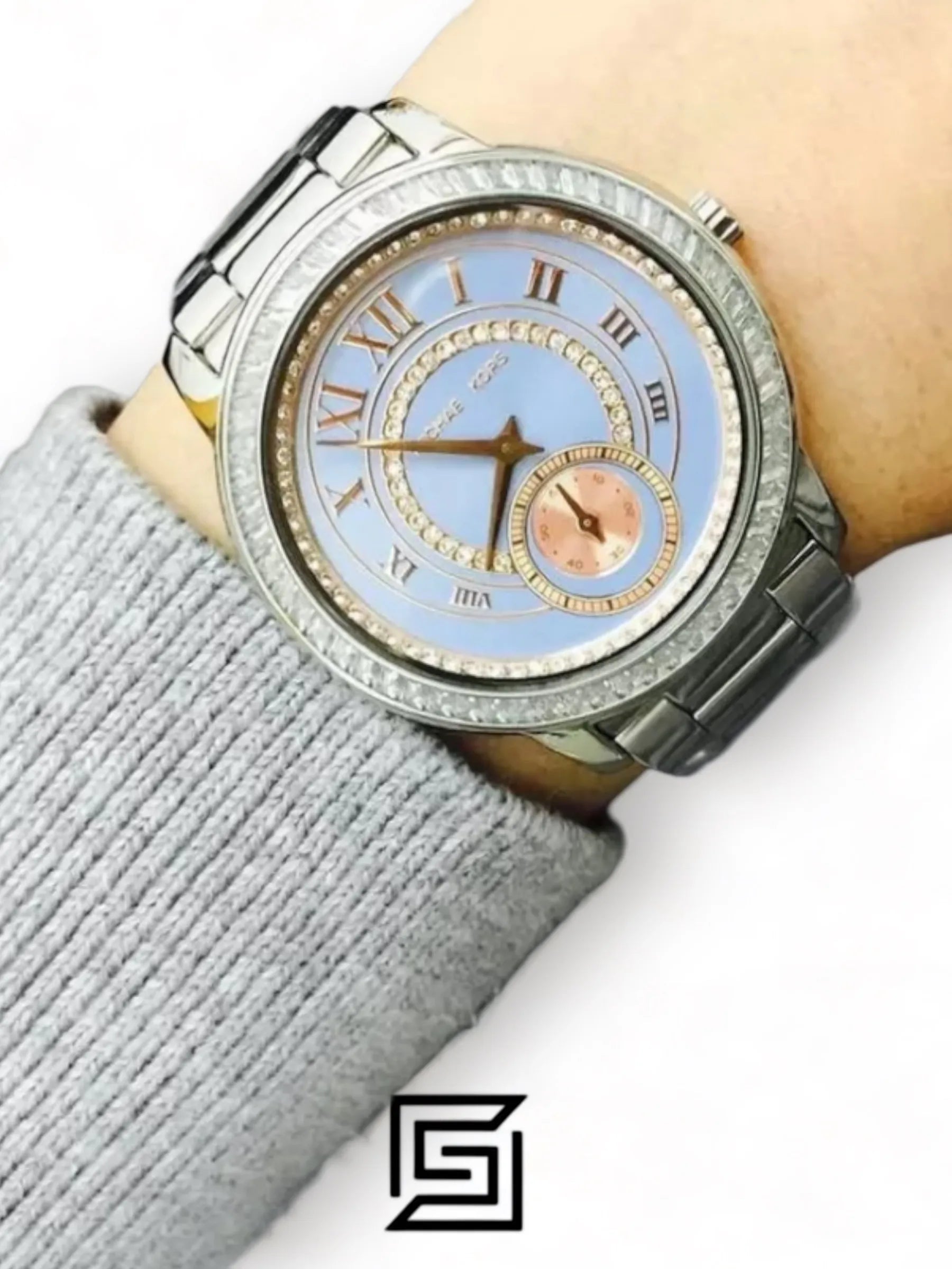 watches Michael Kors Madelyn Silver Steel Glitz Women's Watch - MK6286