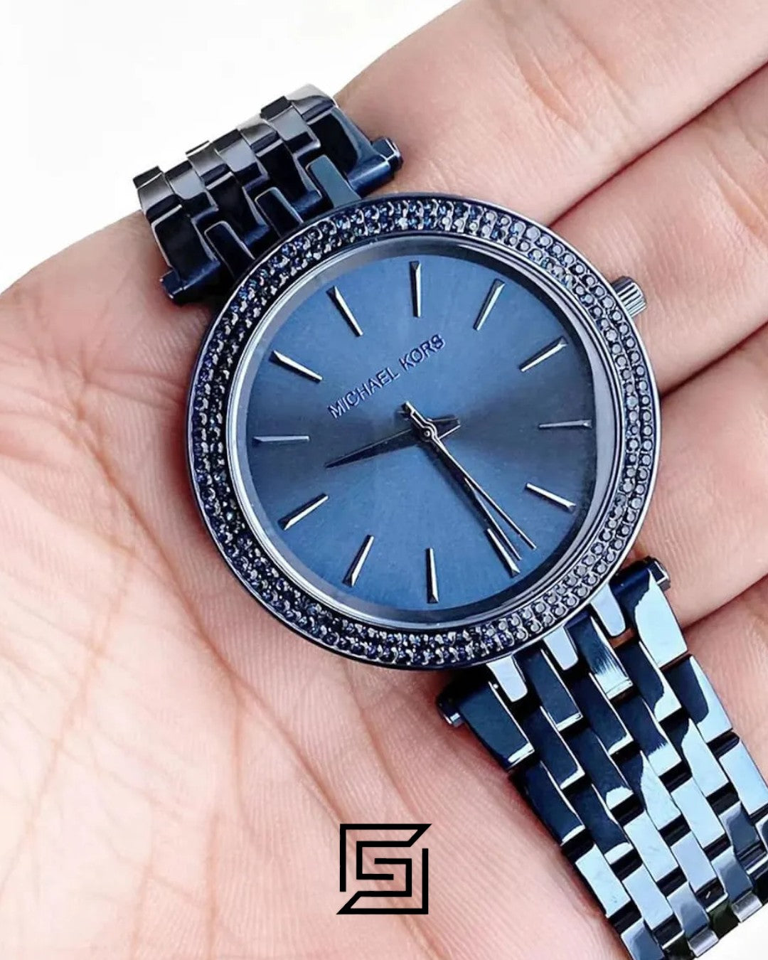 Michael Kors watches Darci Women's Blue Dial Stainless Steel Band Watch - MK3406