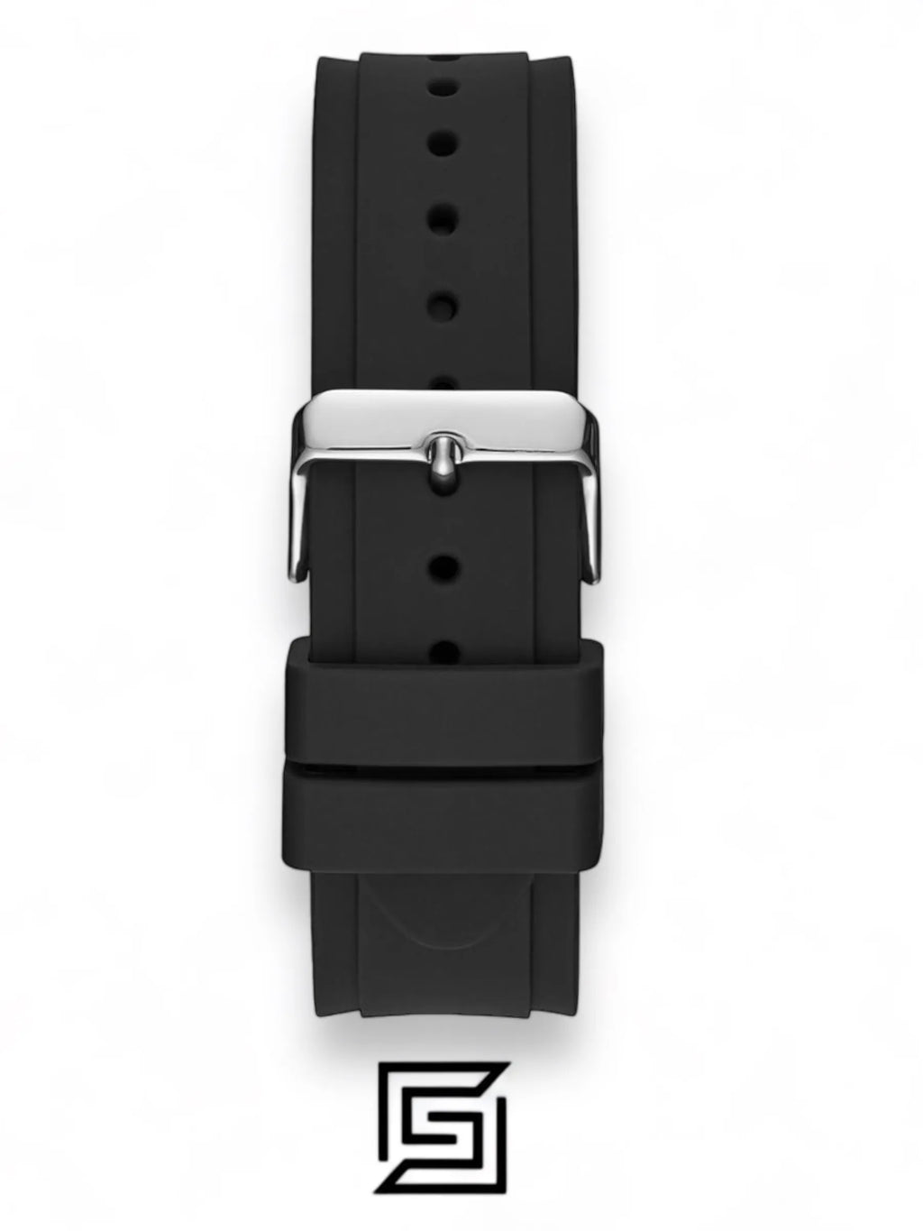 original-watches Guess Wire Accent Bezel Round Silicone Analog Watch For Men - W1049G3