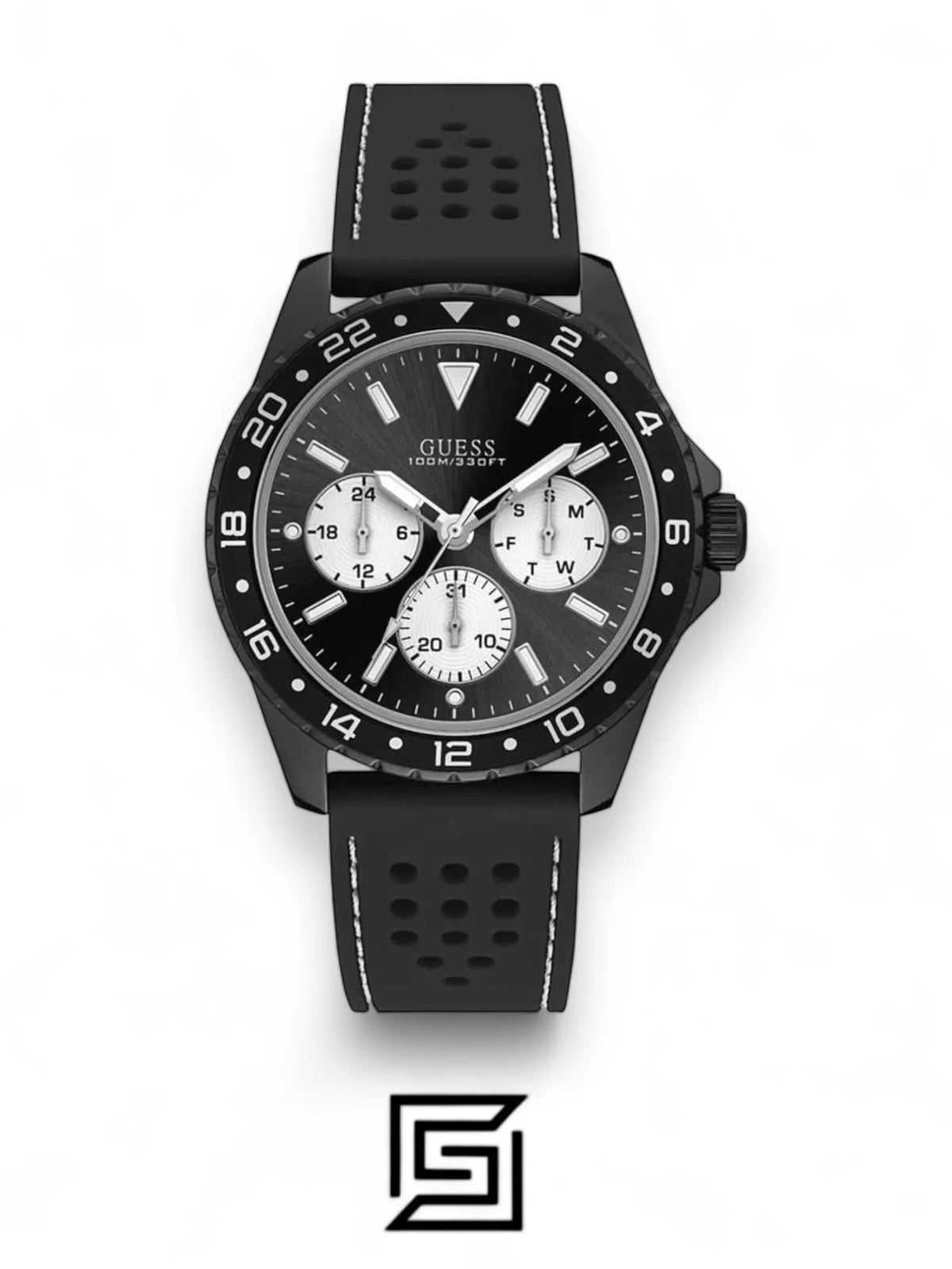 Guess watches Analog Black Dial Men's Watch-W1108G3