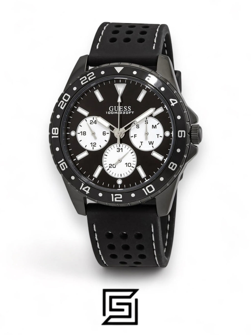 Guess watches Analog Black Dial Men's Watch-W1108G3