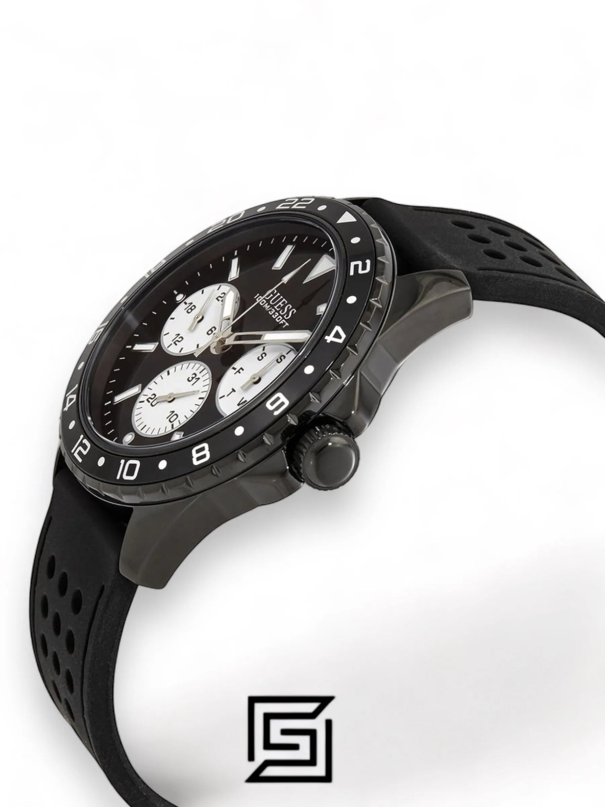 Guess watches Analog Black Dial Men's Watch-W1108G3