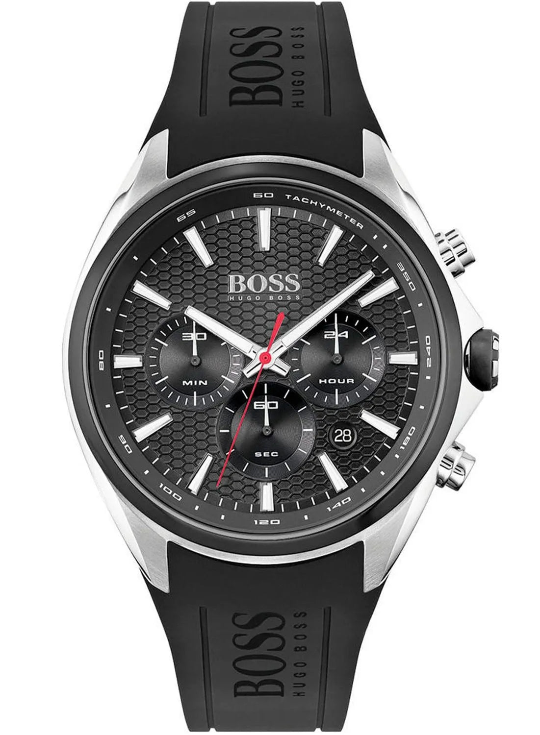 Hugo Boss original-watches Chronograph Quartz Watch for Men with Black Silicone Bracelet - 1513855