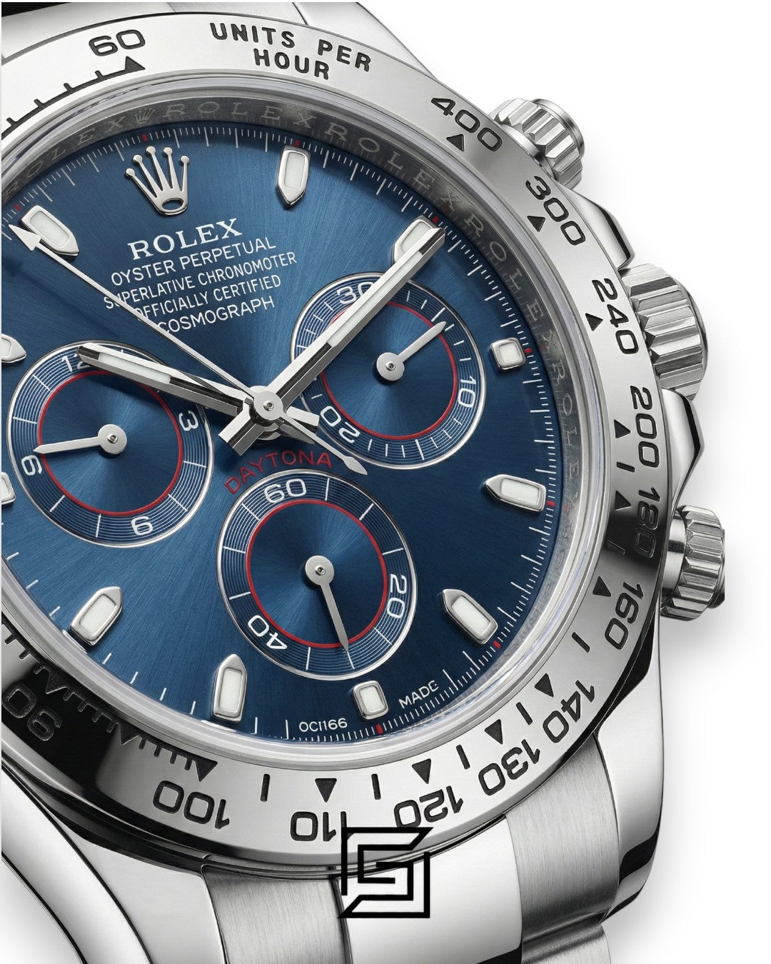 Rolex Daytona Silver Blue - Stainless Steel - Automatic Movement