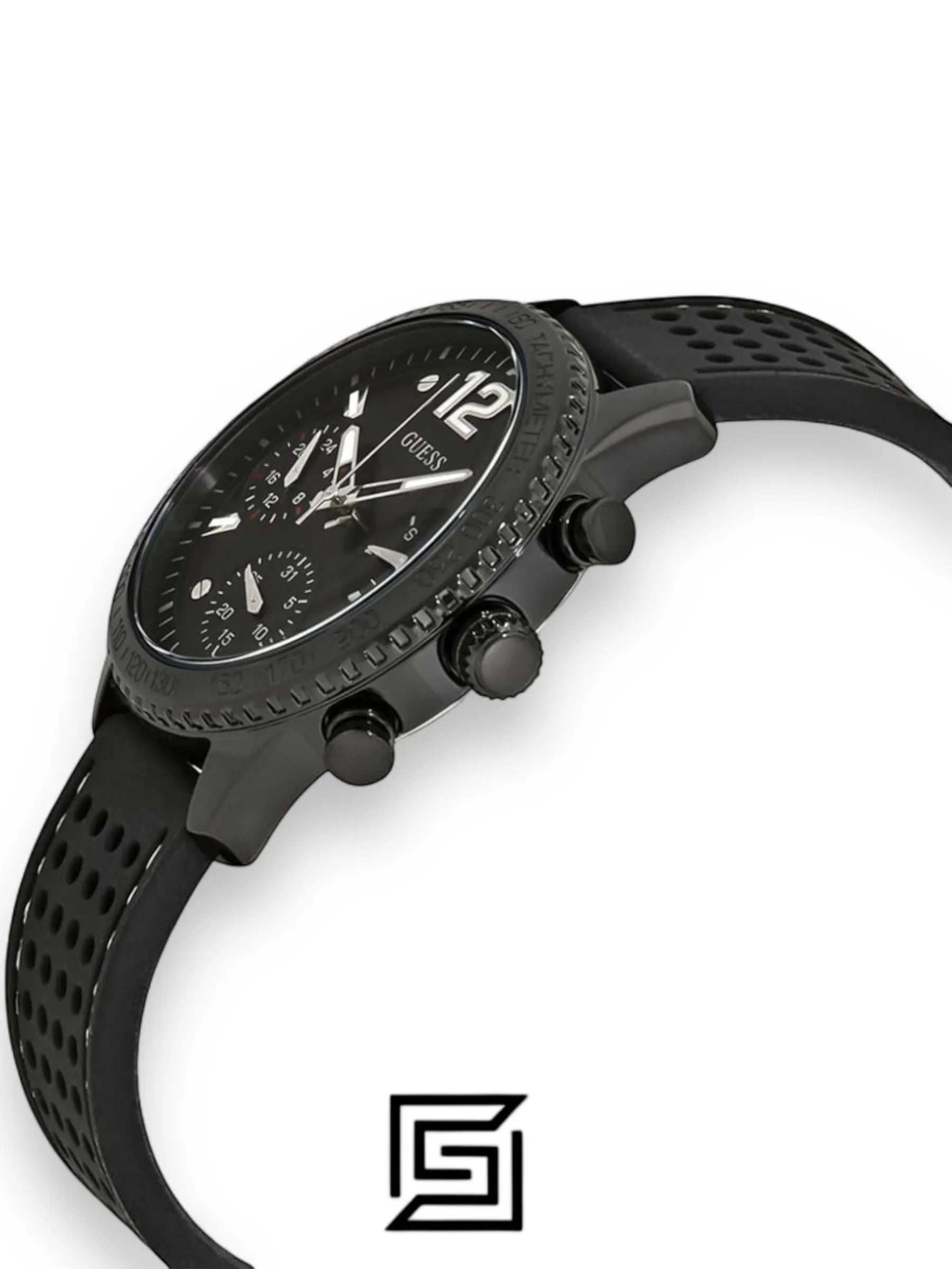 Guess original-watches Marina Women's Black Dial Silicone Band Watch - W1025L3