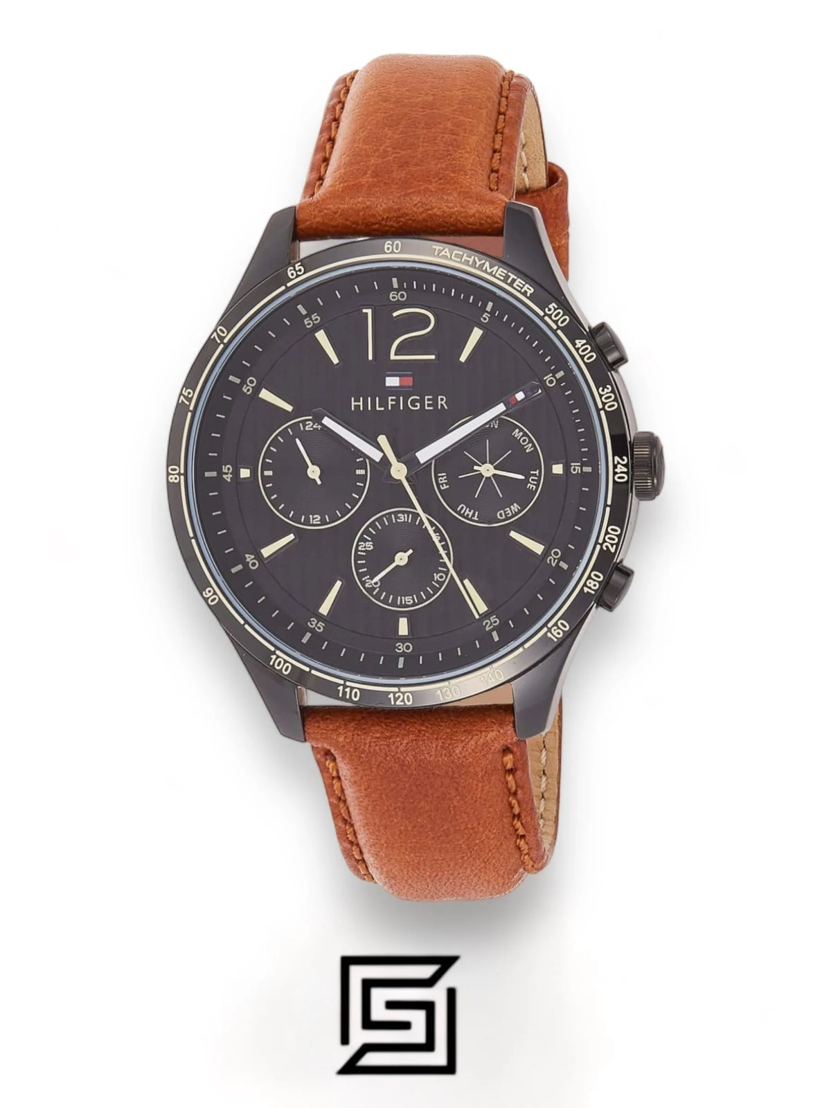 Tommy Hilfiger original-watches Leather Chronograph Round Analog Water Resistant - 1791470