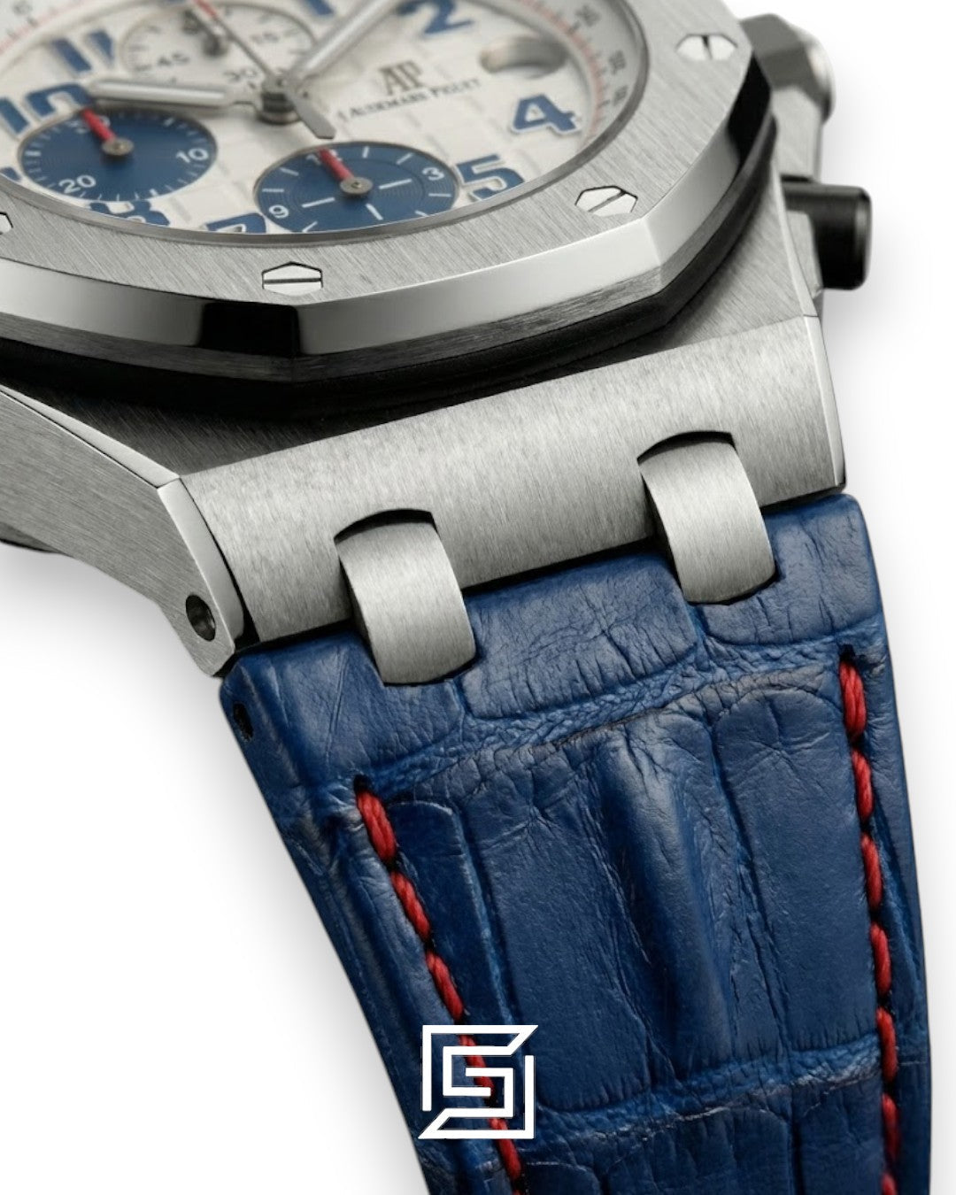 Audemars Piguet Royal Oak Offshore Limited Edition – White Dial – Blue Leather Strap – Japanese Quartz