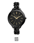Michael Kors watches Women's MK3317 - Slim Runway Twist Black Watch