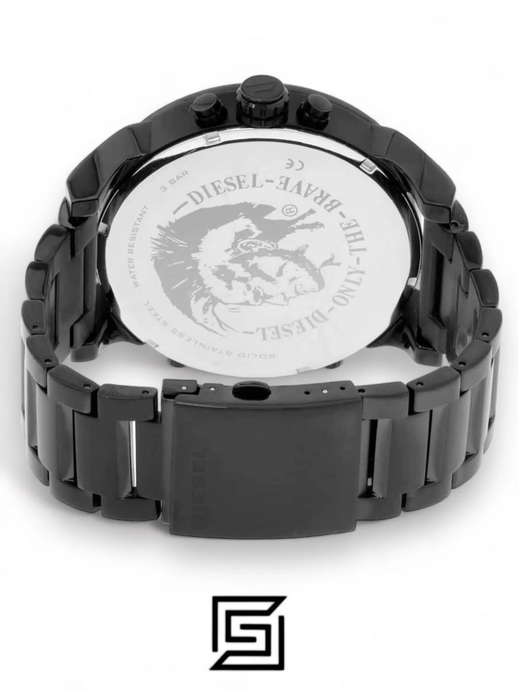 Diesel original-watches Black Stainless Black dial Chronograph for Men - DZ7312