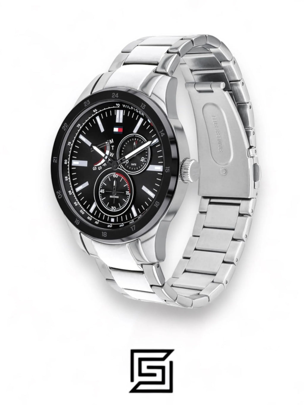 Tommy Hilfiger watches 1791639 Men's Austin Silver Chronograph Watch