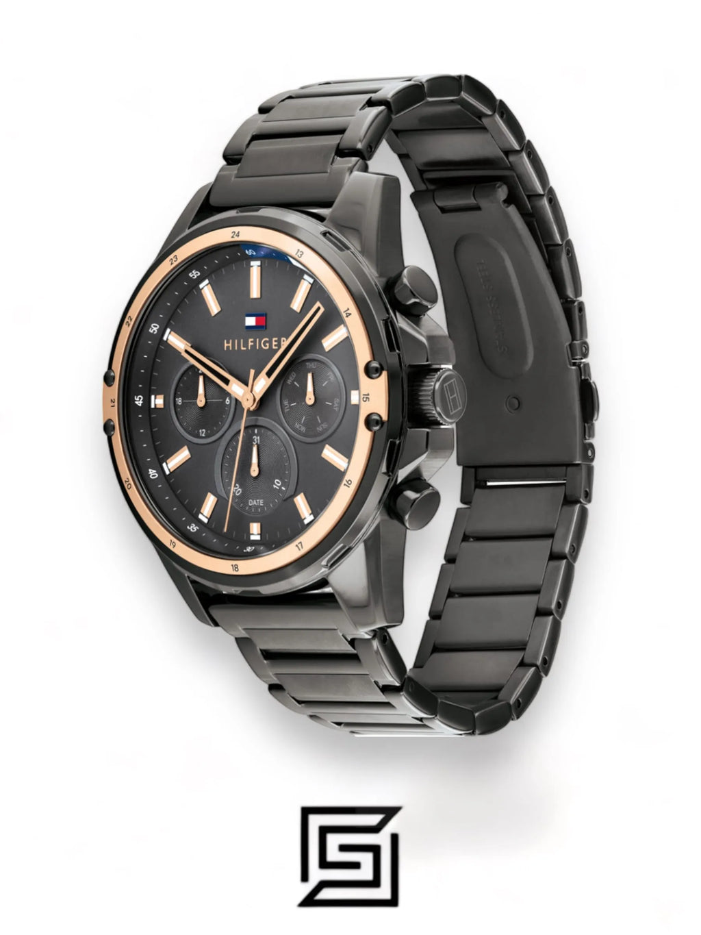 Tommy Hilfiger original-watches Mens Multi Dial Quartz Watch Mason, Grey 1791790