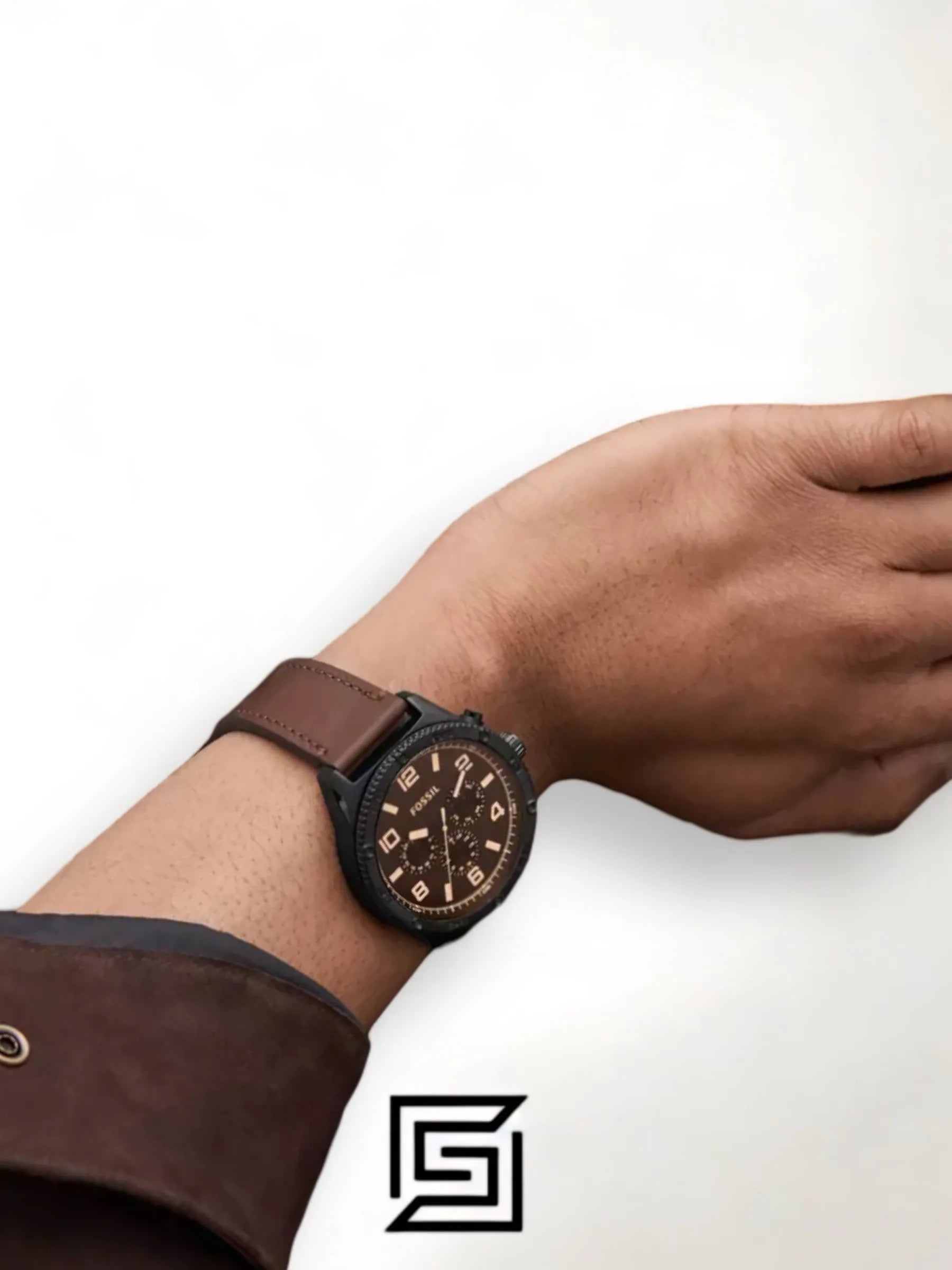 Fossil original-watches Bowman Chronograph Brown Leather Watch - FS5601