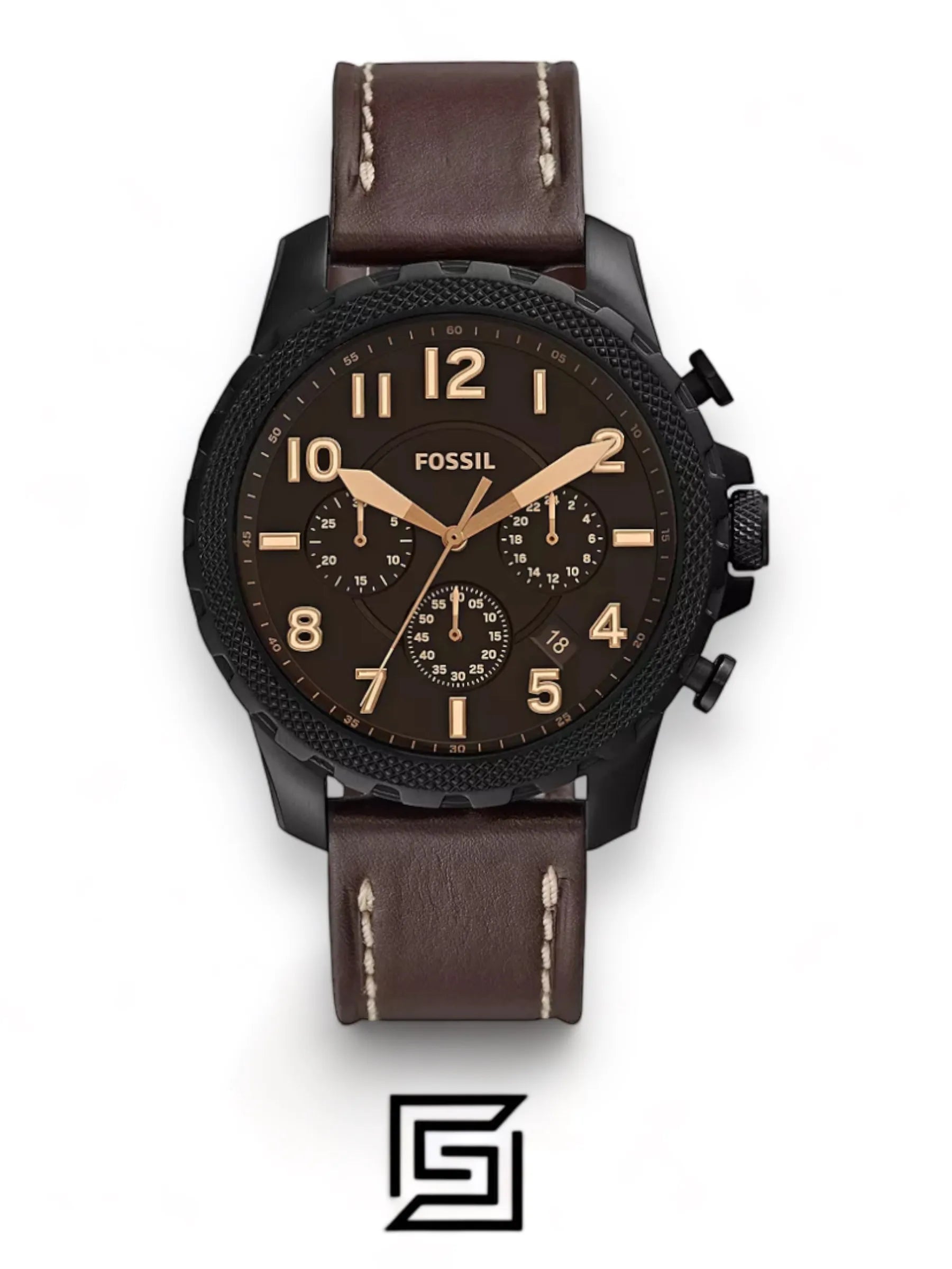 Fossil original-watches Bowman Chronograph Brown Leather Watch - FS5601