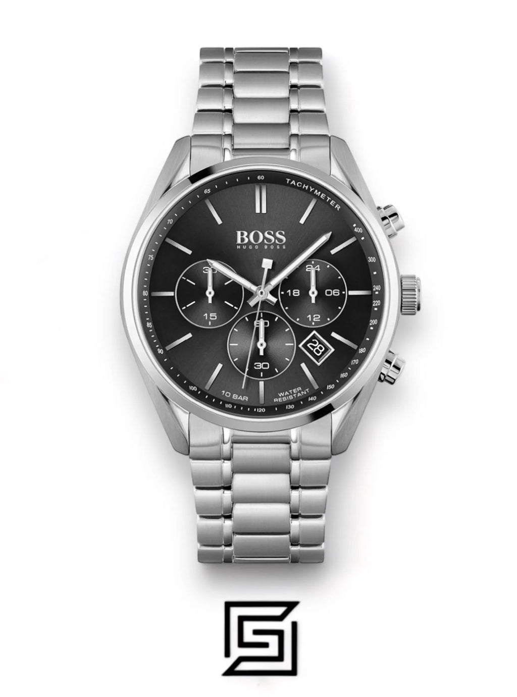Hugo Boss watches Men's Quartz Watch with Stainless Steel Strap, Silver - 1513871