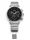 Hugo Boss original-watches Chronograph Men's Black Dial Stainless Steel Band Watch - 1513267