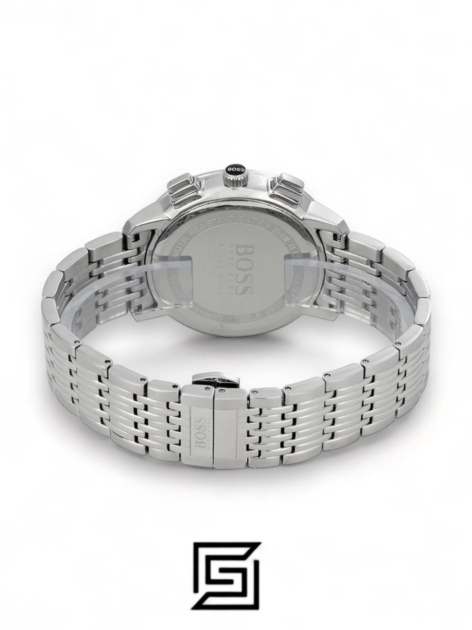 Hugo Boss original-watches Chronograph Men's Black Dial Stainless Steel Band Watch - 1513267
