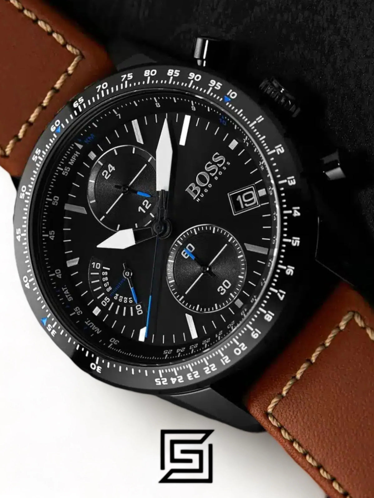 Hugo Boss watches Men's Stainless Steel Quartz Watch with Leather Strap - 1513851