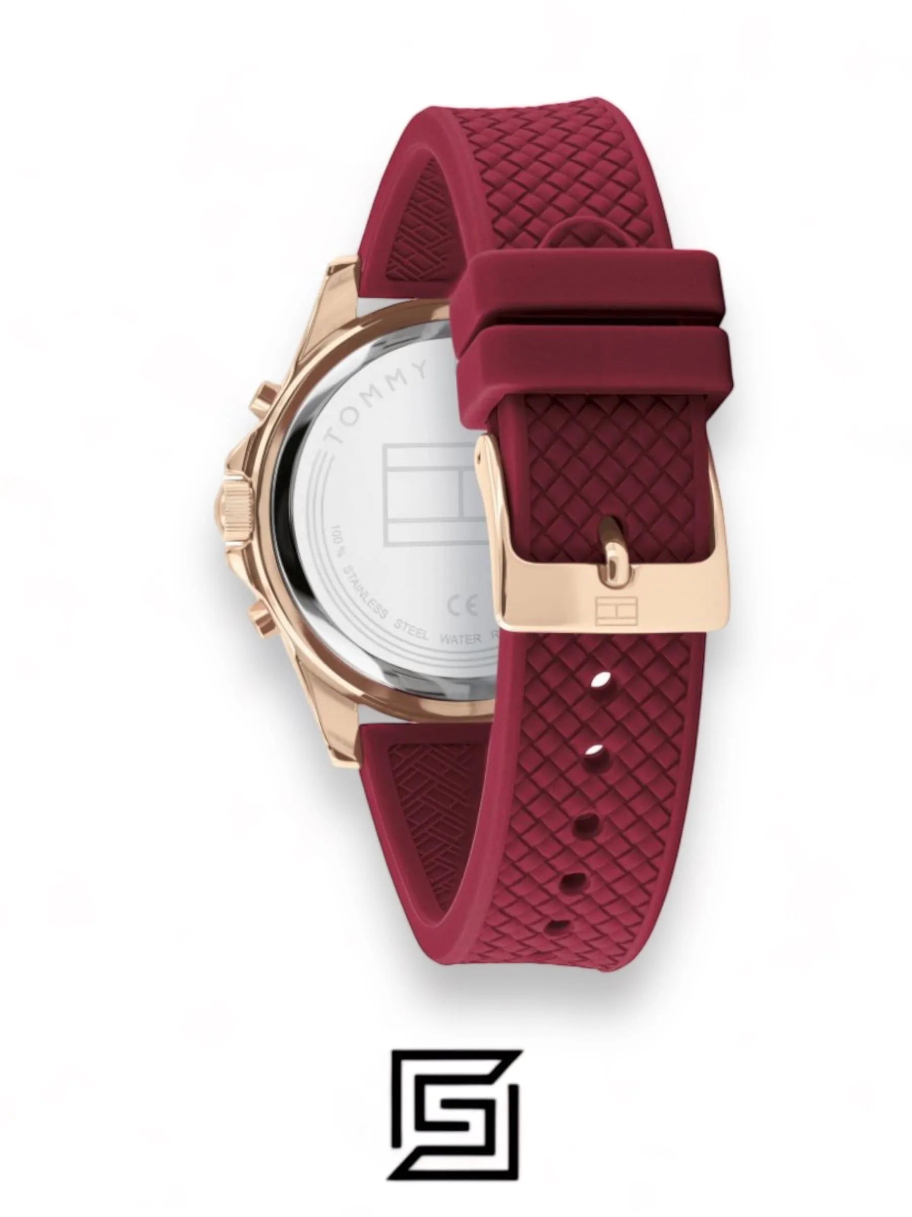 original-watches Tommy Hilfiger Women’s Quartz Silicone Strap White Dial 38mm Watch 1782200