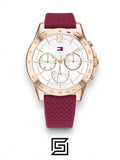 original-watches Tommy Hilfiger Women’s Quartz Silicone Strap White Dial 38mm Watch 1782200