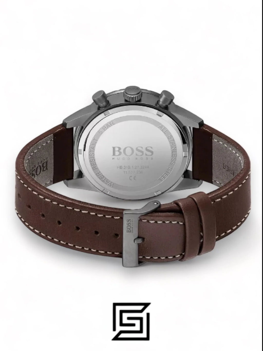 Hugo Boss original-watches Chronograph Quartz Watch for Men with Brown Leather Strap - 1513852