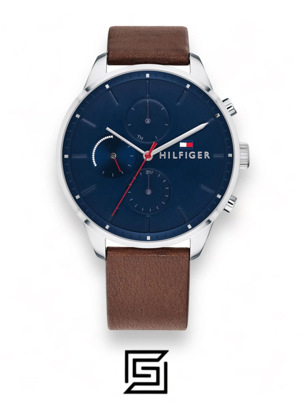watches Men Analog Blue Casual Quartz Tommy Hilfiger Chase - 1791487