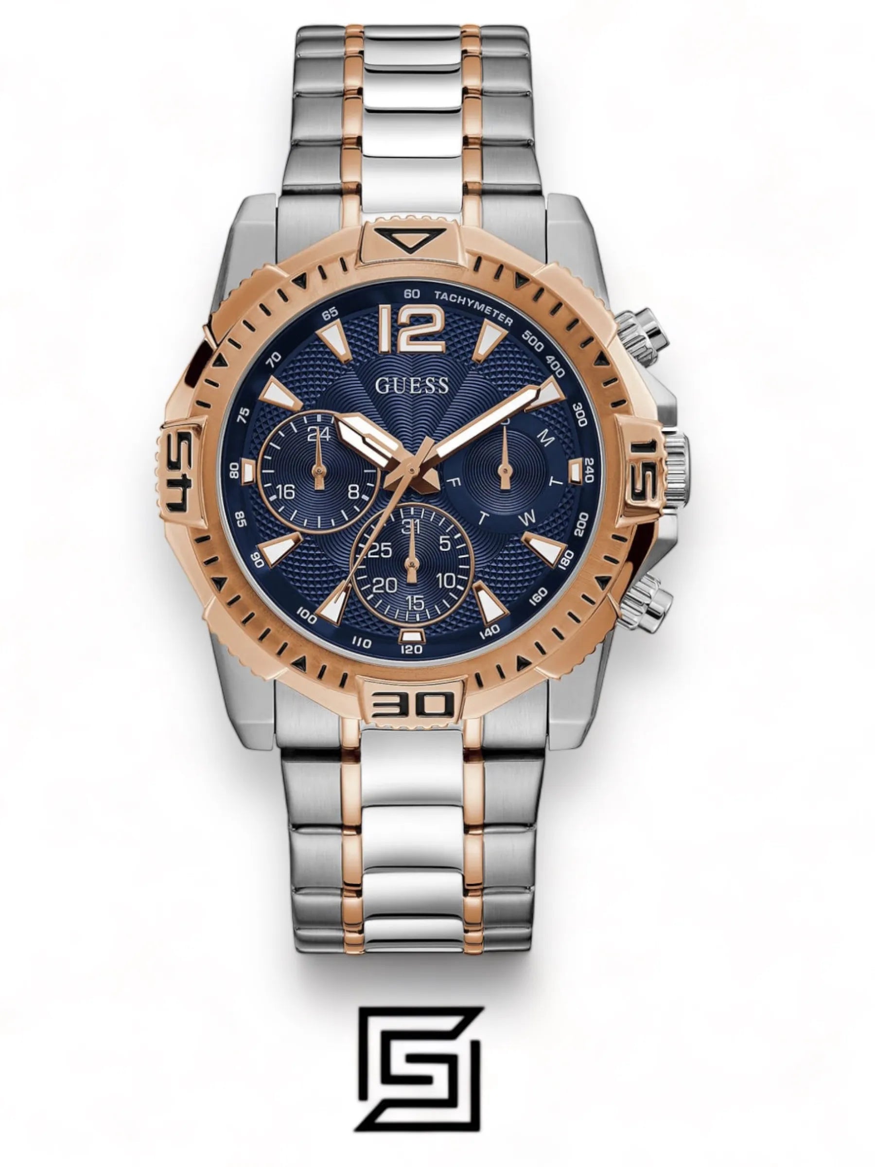 Guess original-watches Men's Analog Quartz Watch with Stainless Steel Strap - GW0056G5