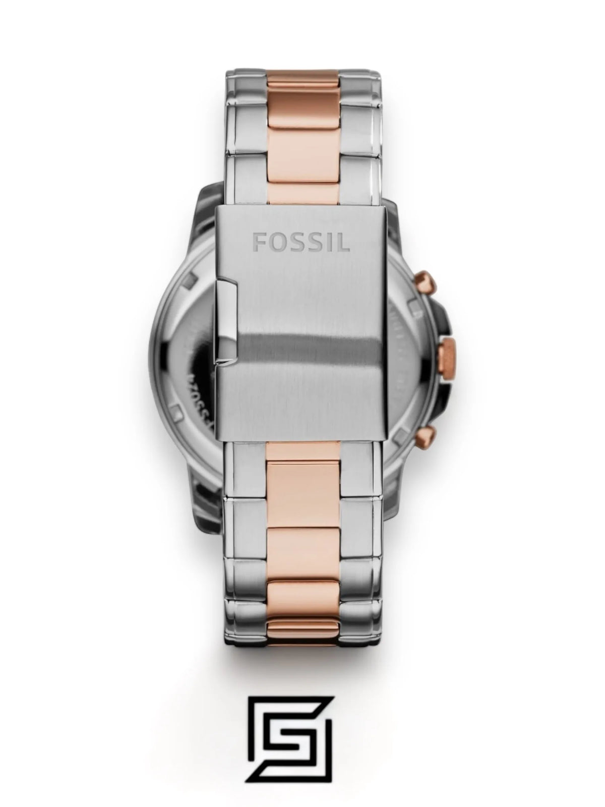 Fossil watches Grant For Men Blue Dial Stainless Steel Band Chronograph Watch - FS5024
