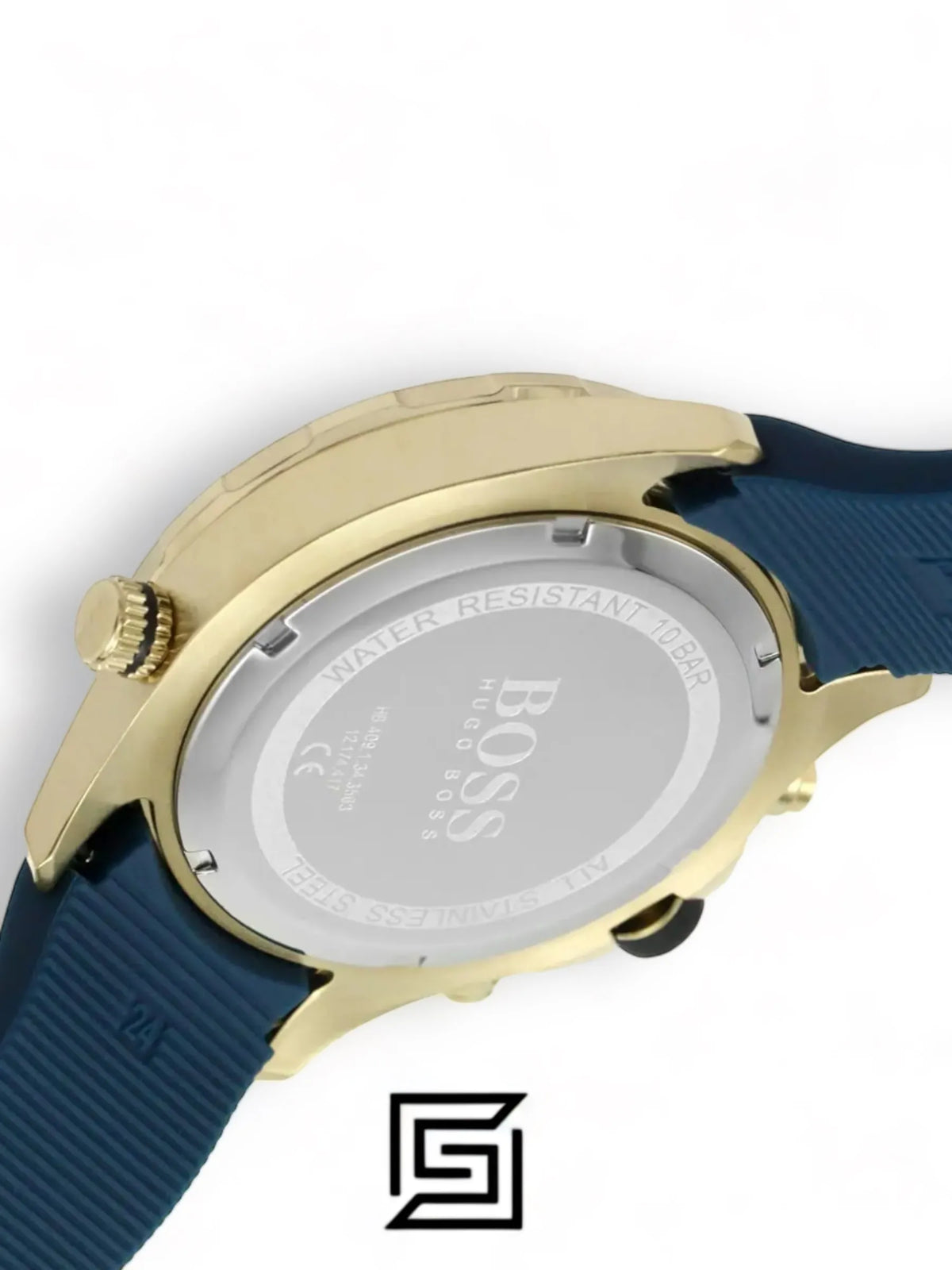 Hugo Boss watches Chronograph Quartz Watch for Men with Blue Silicone Bracelet - 1513822