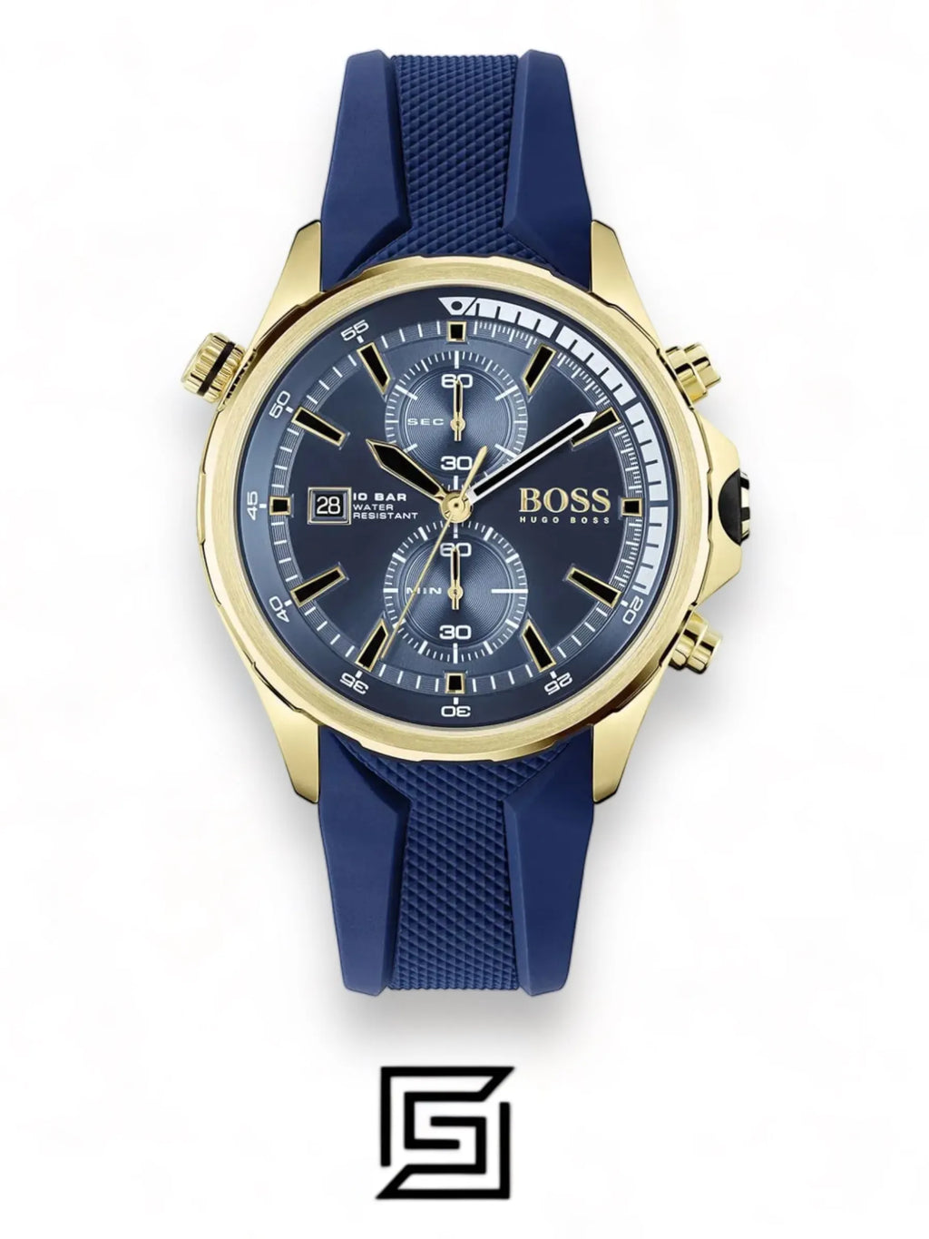 Hugo Boss watches Chronograph Quartz Watch for Men with Blue Silicone Bracelet - 1513822