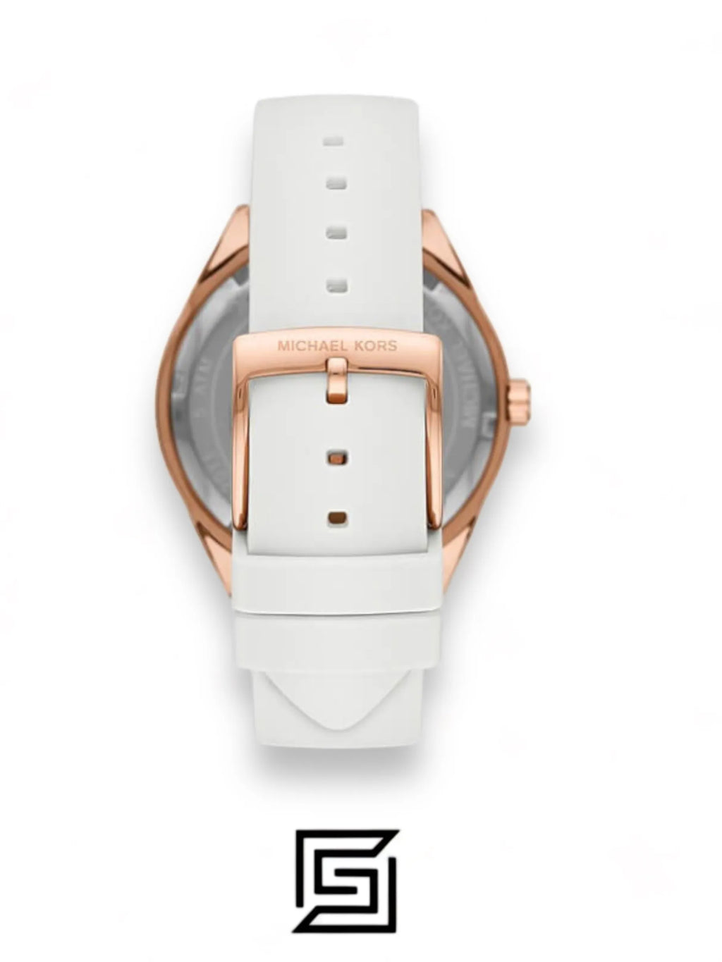 Michael Kors watches Oversize Chronograph White Silicone Band Women's Watch - MK6945