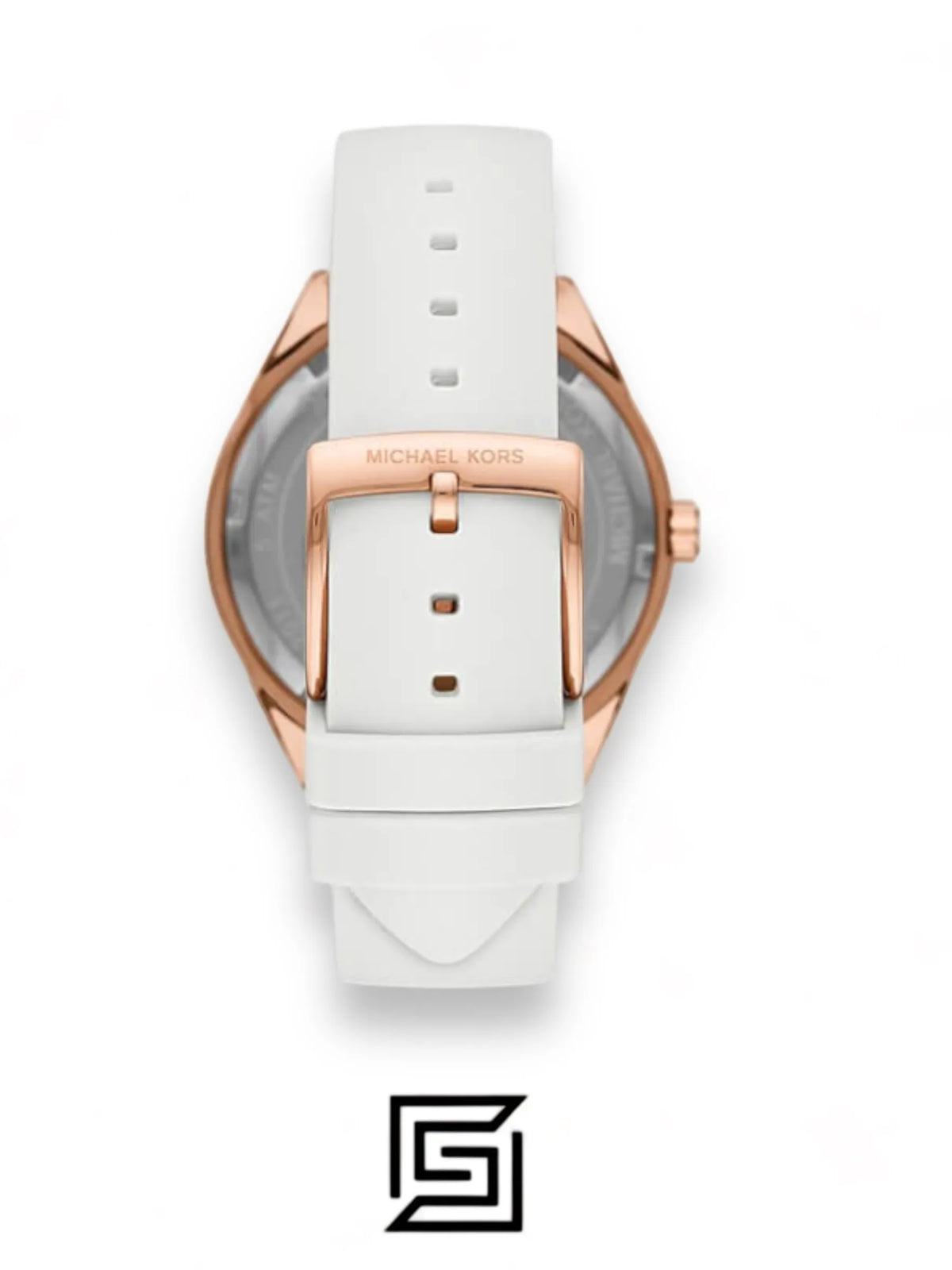 Michael Kors watches Oversize Chronograph White Silicone Band Women's Watch - MK6945