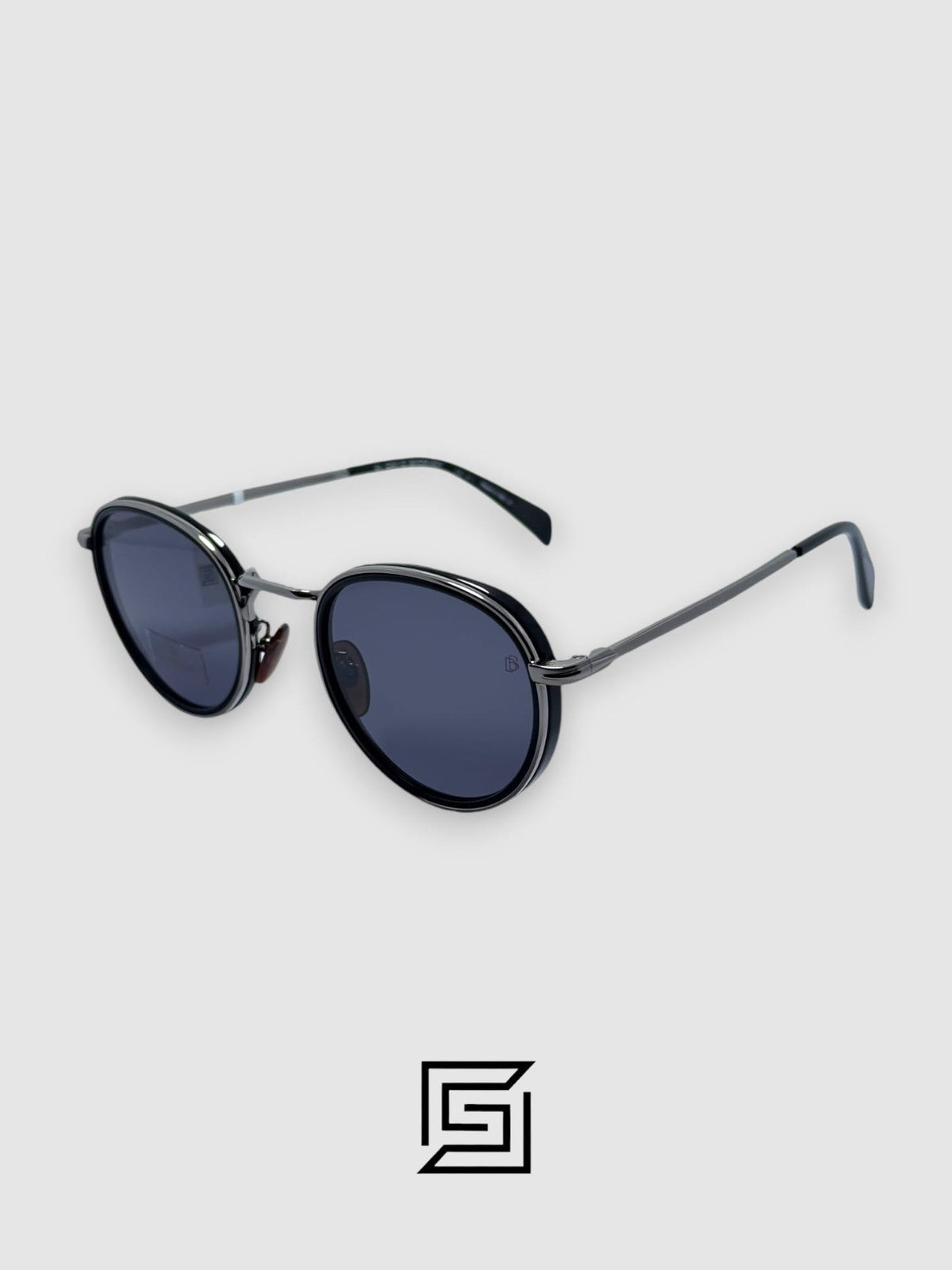 David Beckham DB1033 Sunglasses Men - BLACK-BLACK SILVER