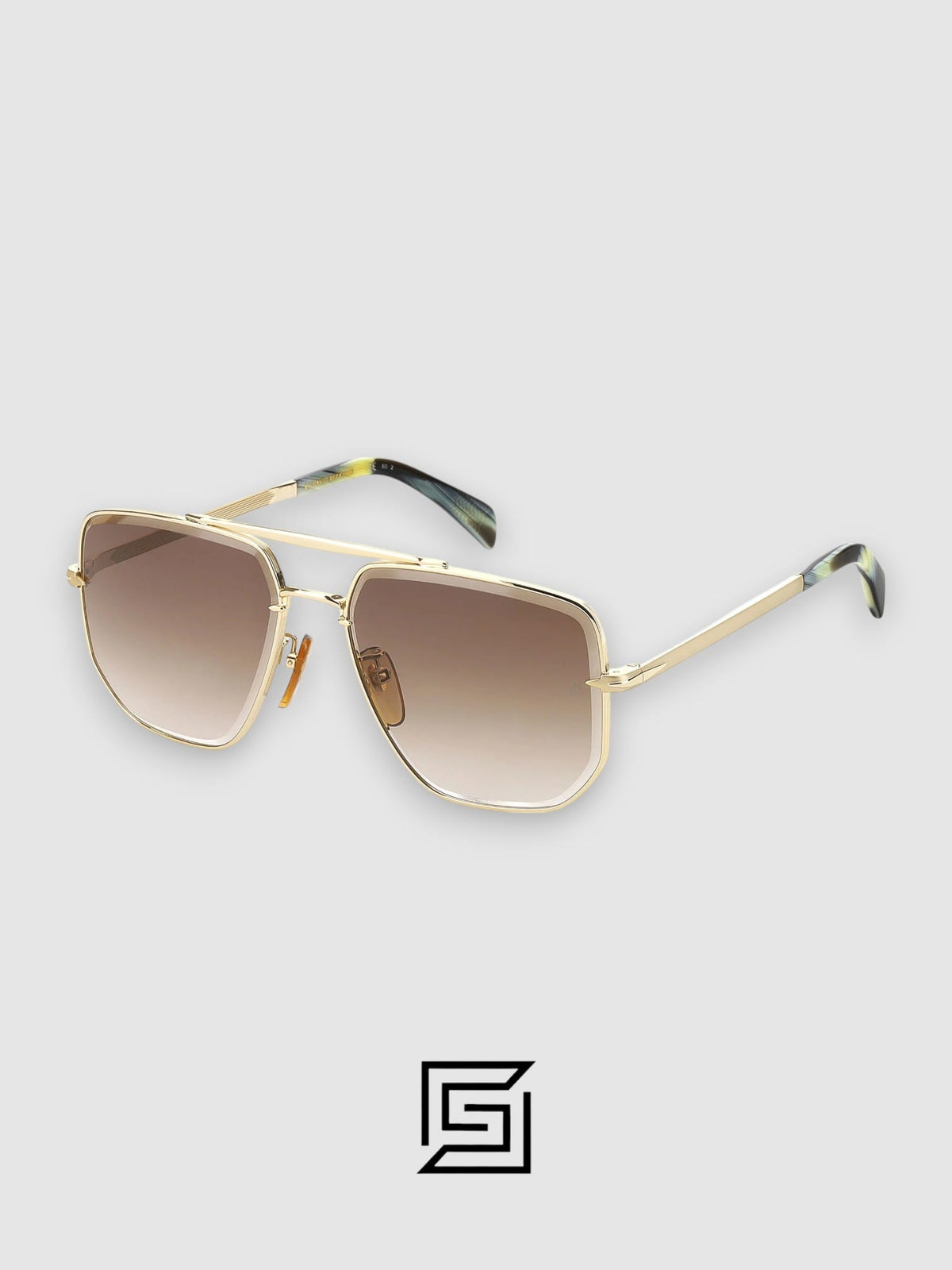 David Beckham DB7093 Sunglasses Men - GOLD_HONEY