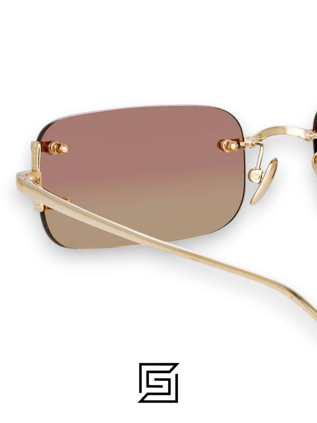 Linda Farrow sunglasses LFL/1131/GOLD X HONEY