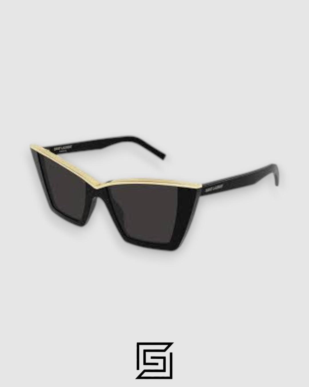 SAINT LAURENT Sunglasses SL 570 001 For Women - BLACK-BLACK GOLD