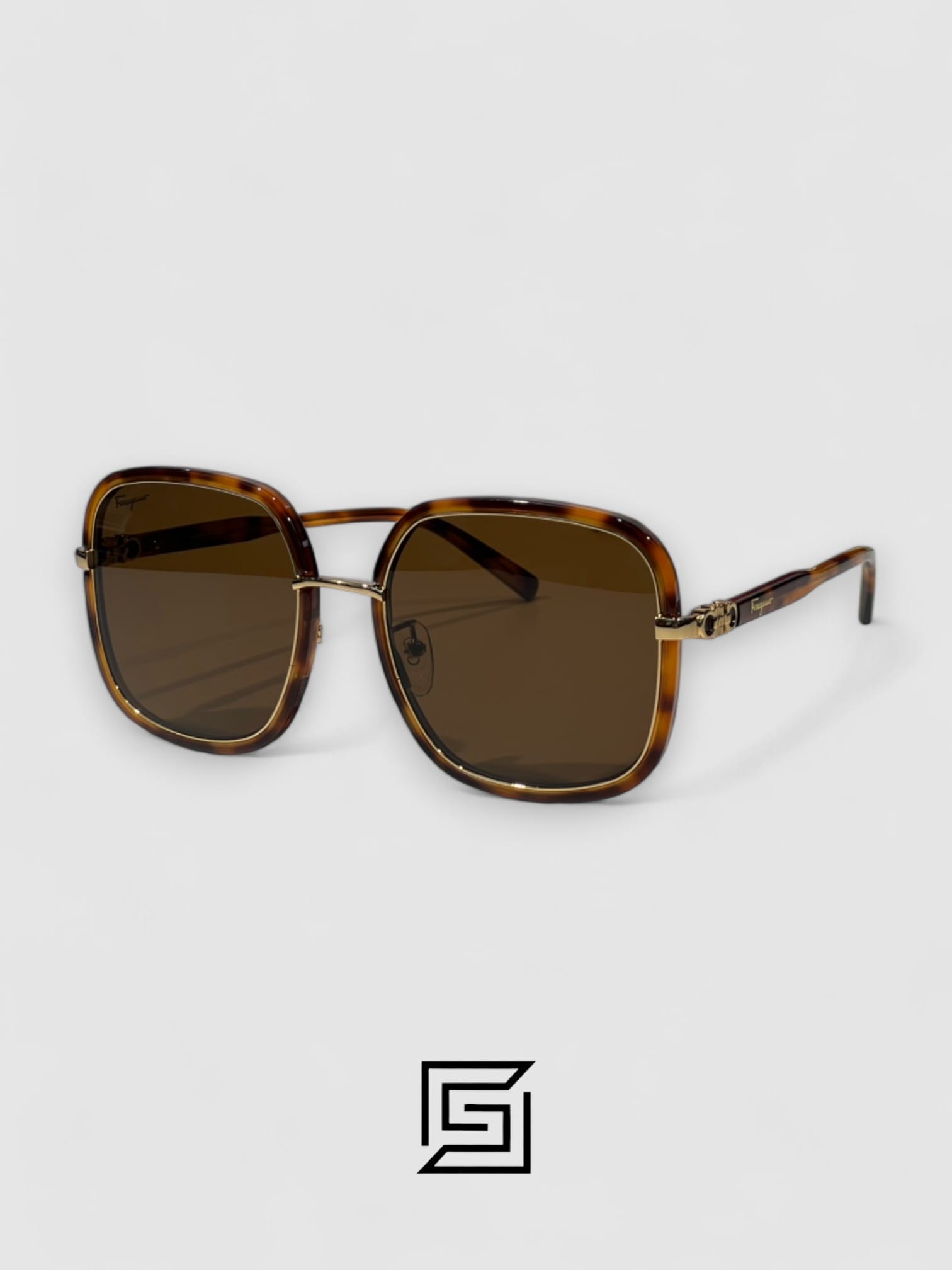 نظارات شمسية نسائية فيراغامو SF387S 224 - تايغر