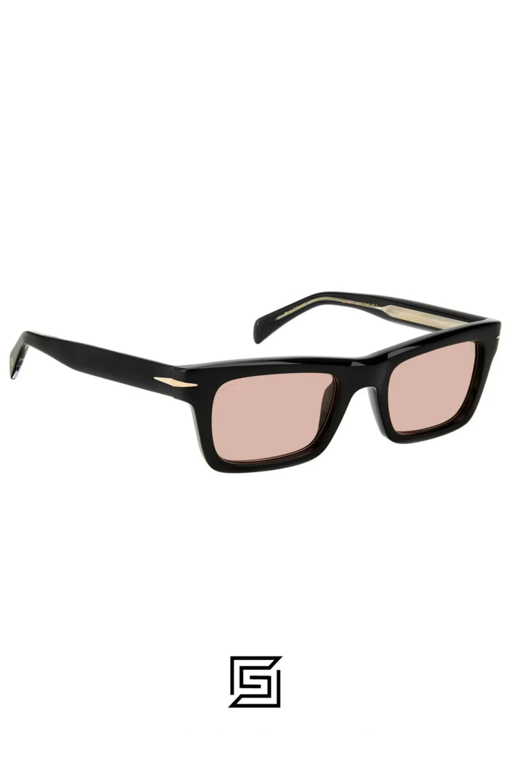 sunglasses David beckham DB 7091/S - Black Crystal - Nude Red