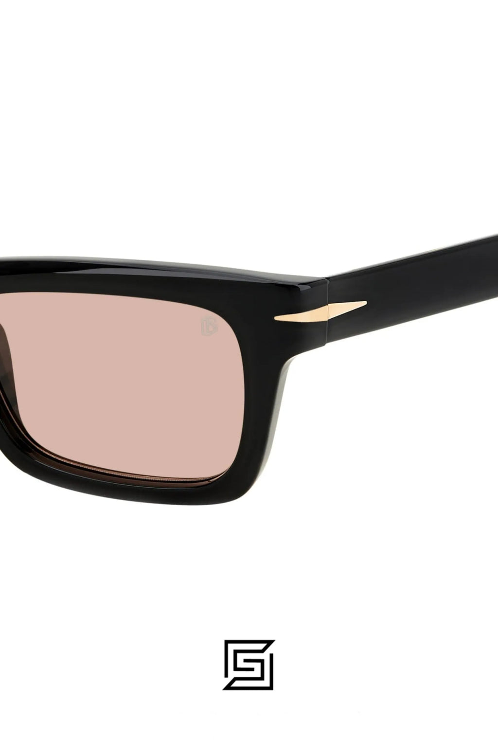 sunglasses David beckham DB 7091/S - Black Crystal - Nude Red