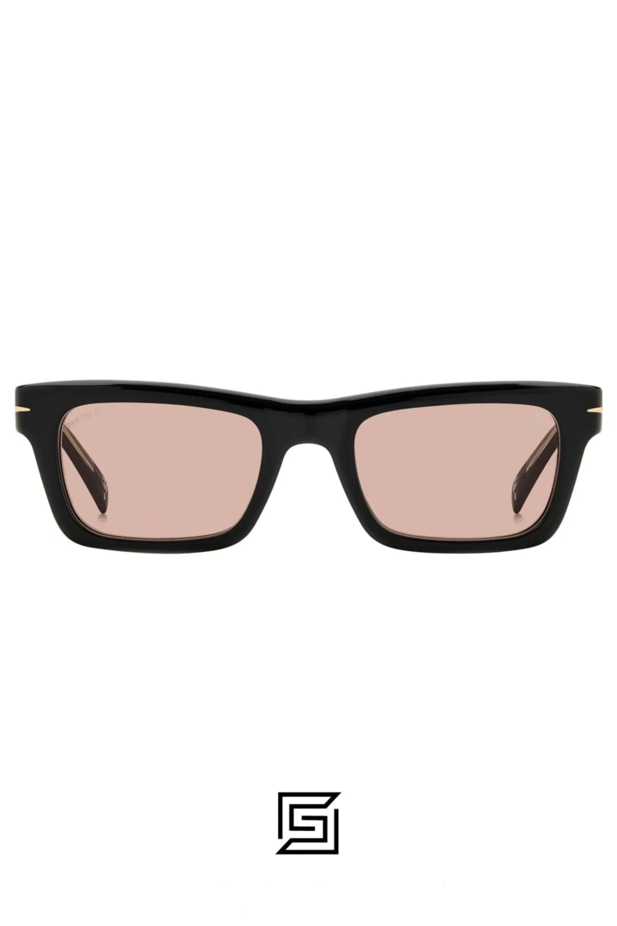 sunglasses David beckham DB 7091/S - Black Crystal - Nude Red