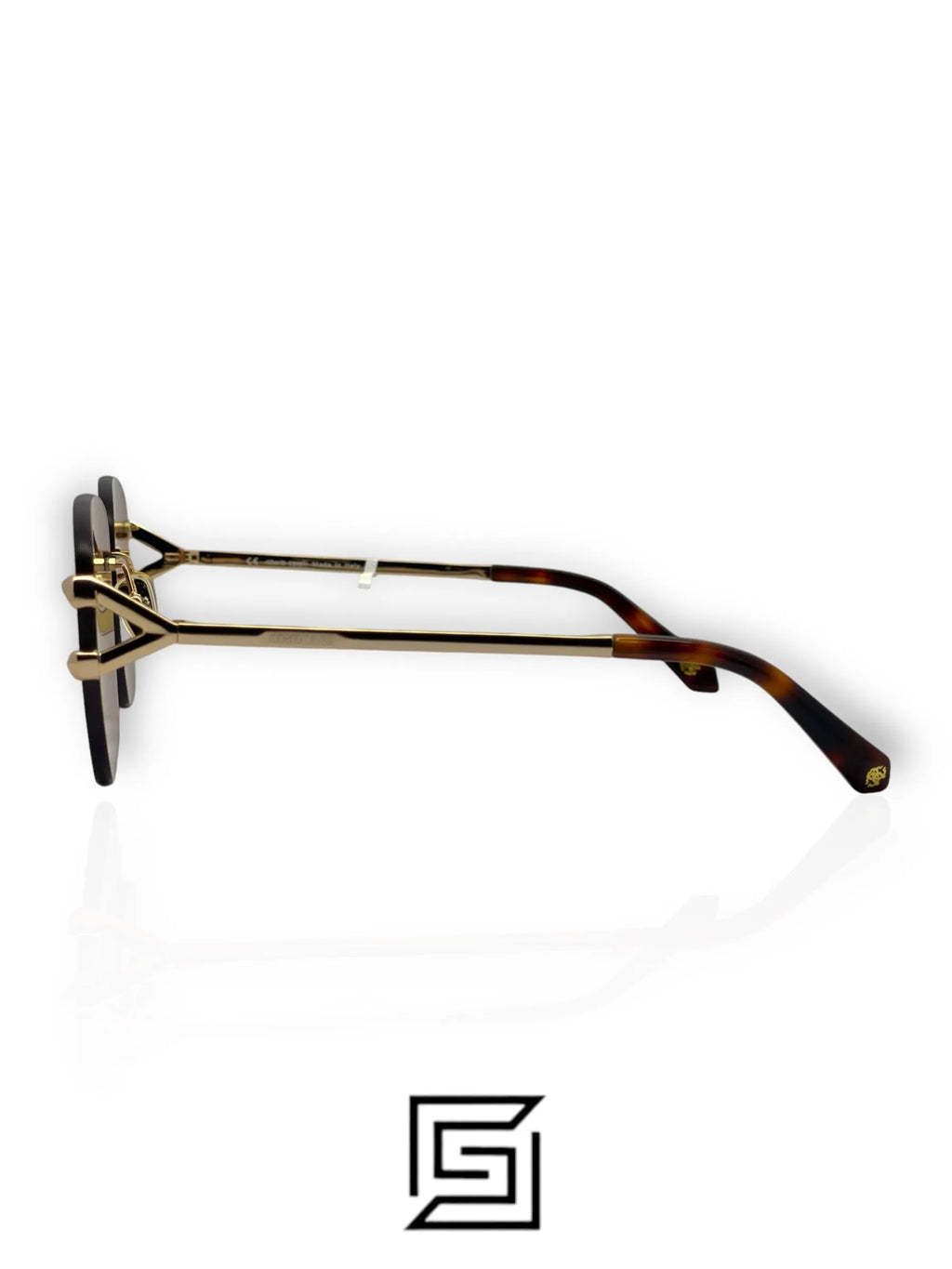 Roberto Cavalli sunglasses SRC022 594G/GOLD X BROWN
