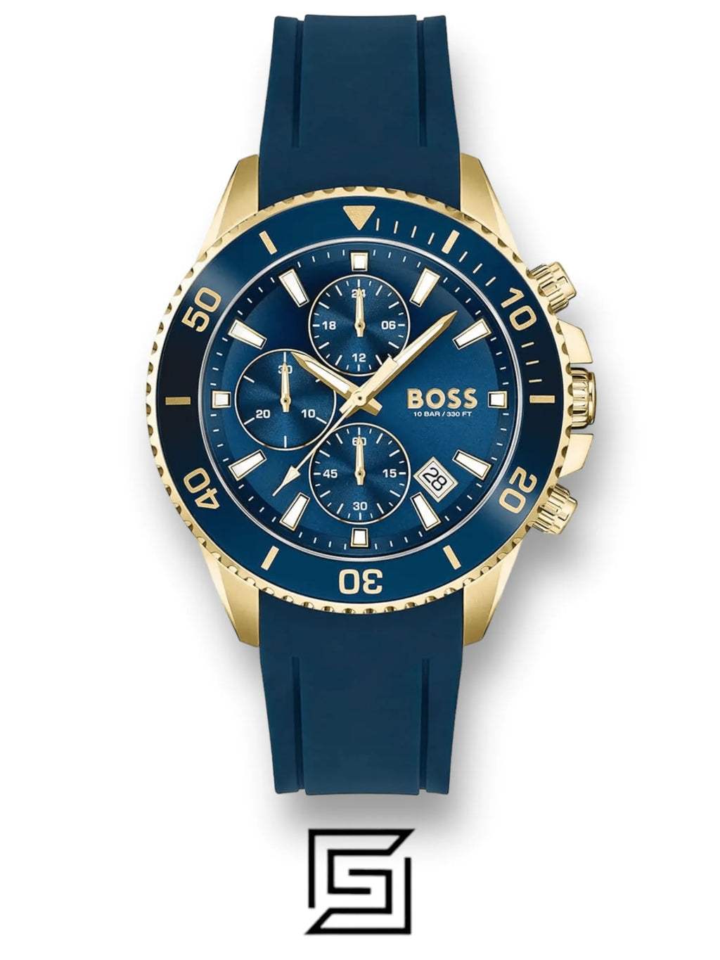 original-watches Hugo Boss Admiral Silicone Analog Men's Watch-1513965