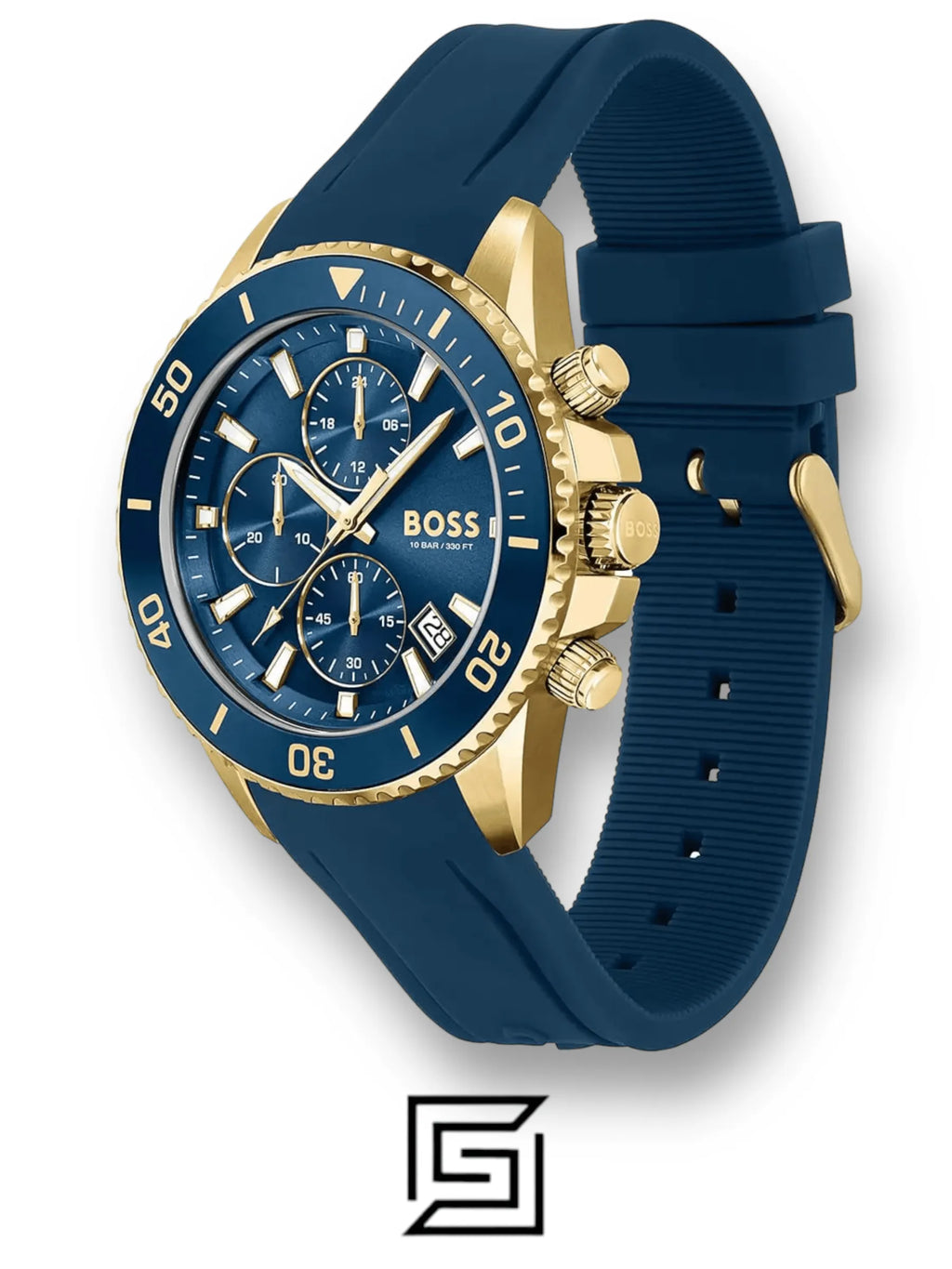 original-watches Hugo Boss Admiral Silicone Analog Men's Watch-1513965