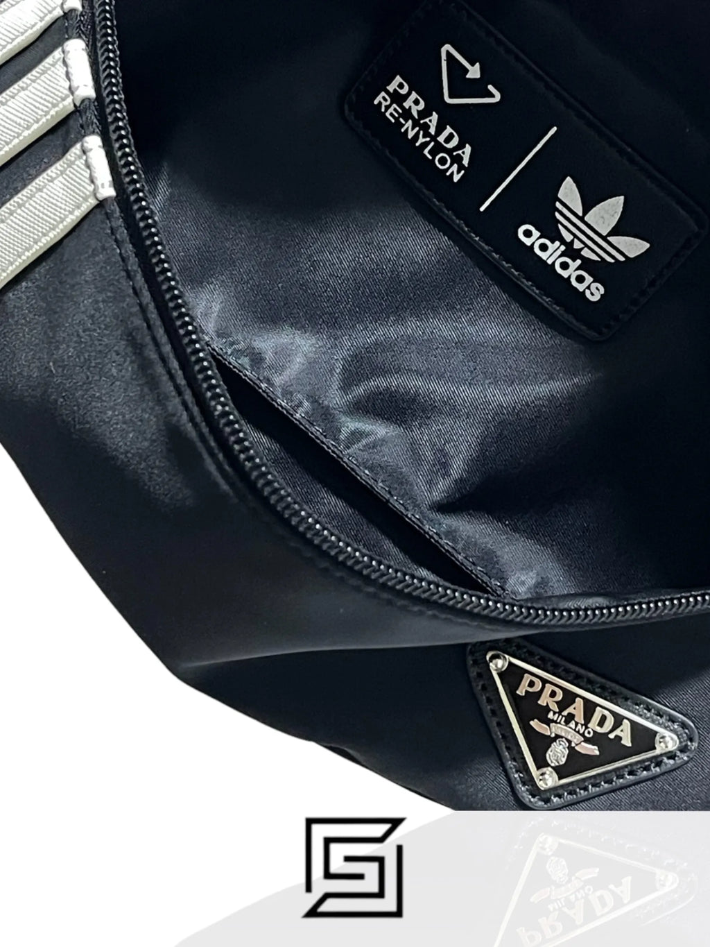 leather Prada adidas Re-Nylon Belt Bag PRDXA20438