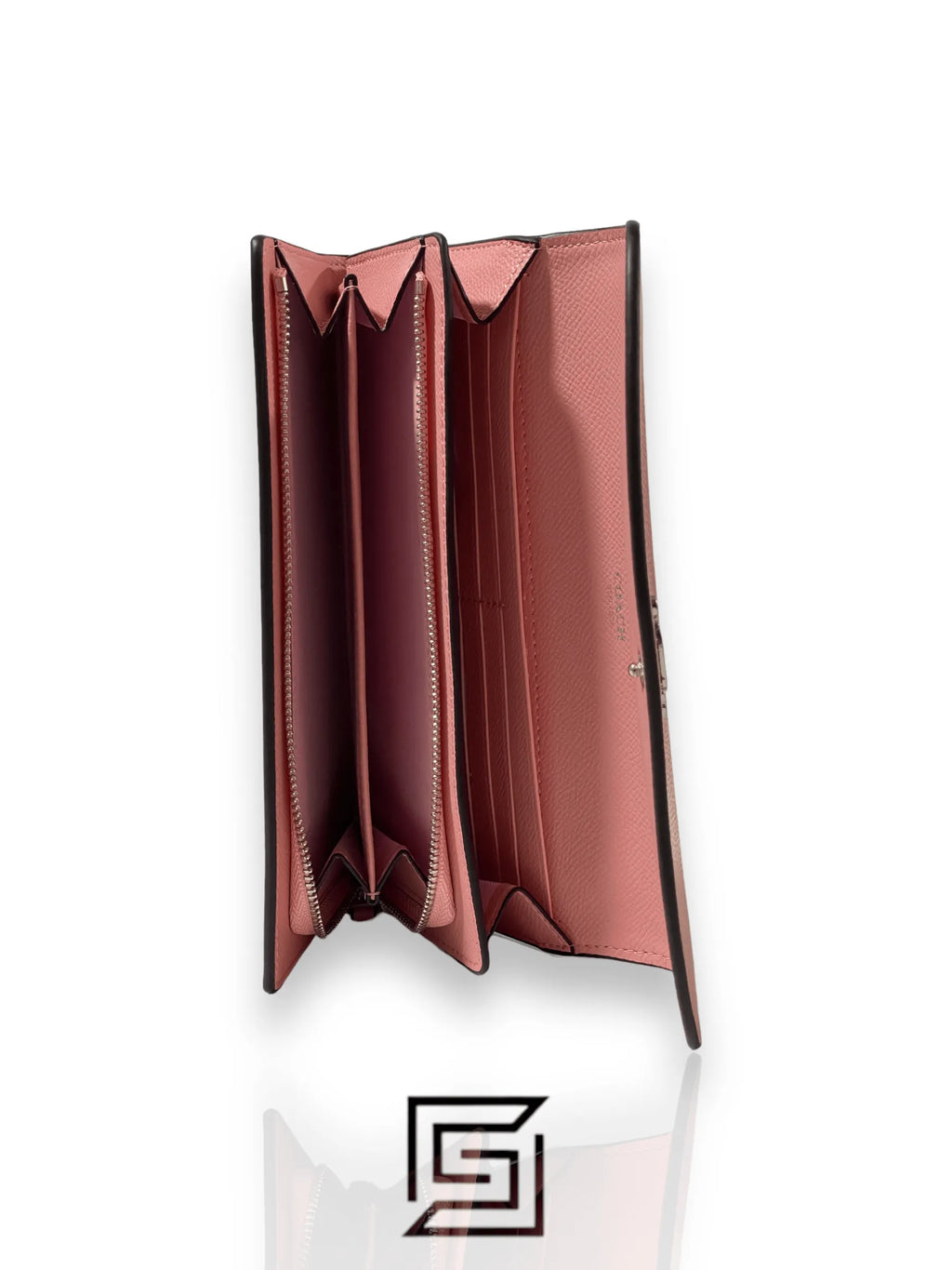 Coach Slim Envelope Wallet In Signature Canvas Pink Style No. F54022
