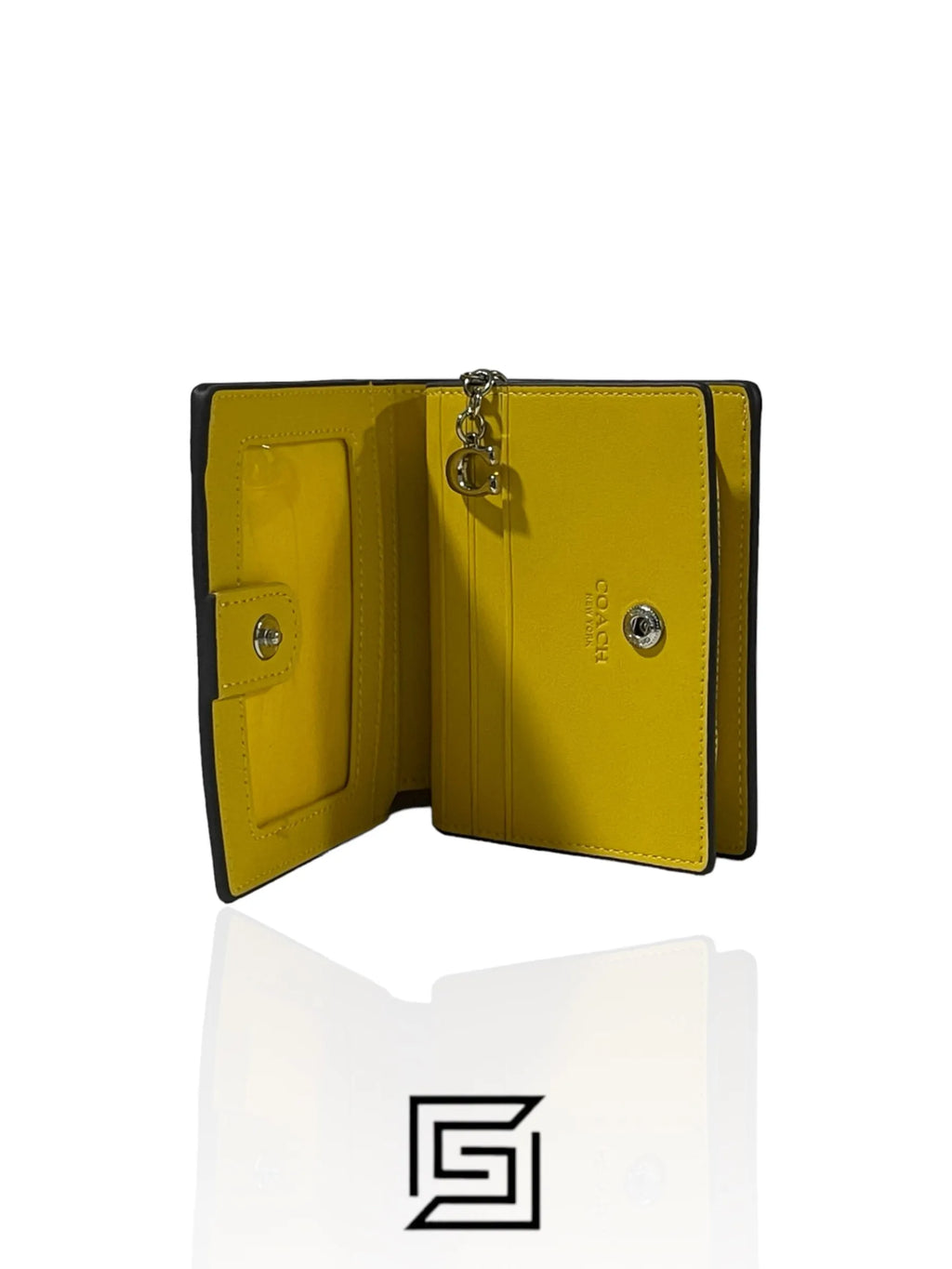 Coach Snap With Mystical Floral Print Sky Yellow Style No. C8703