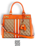 حقيبة ساتشيل GUESS Katey Luxury جلد برتقالي JB787026