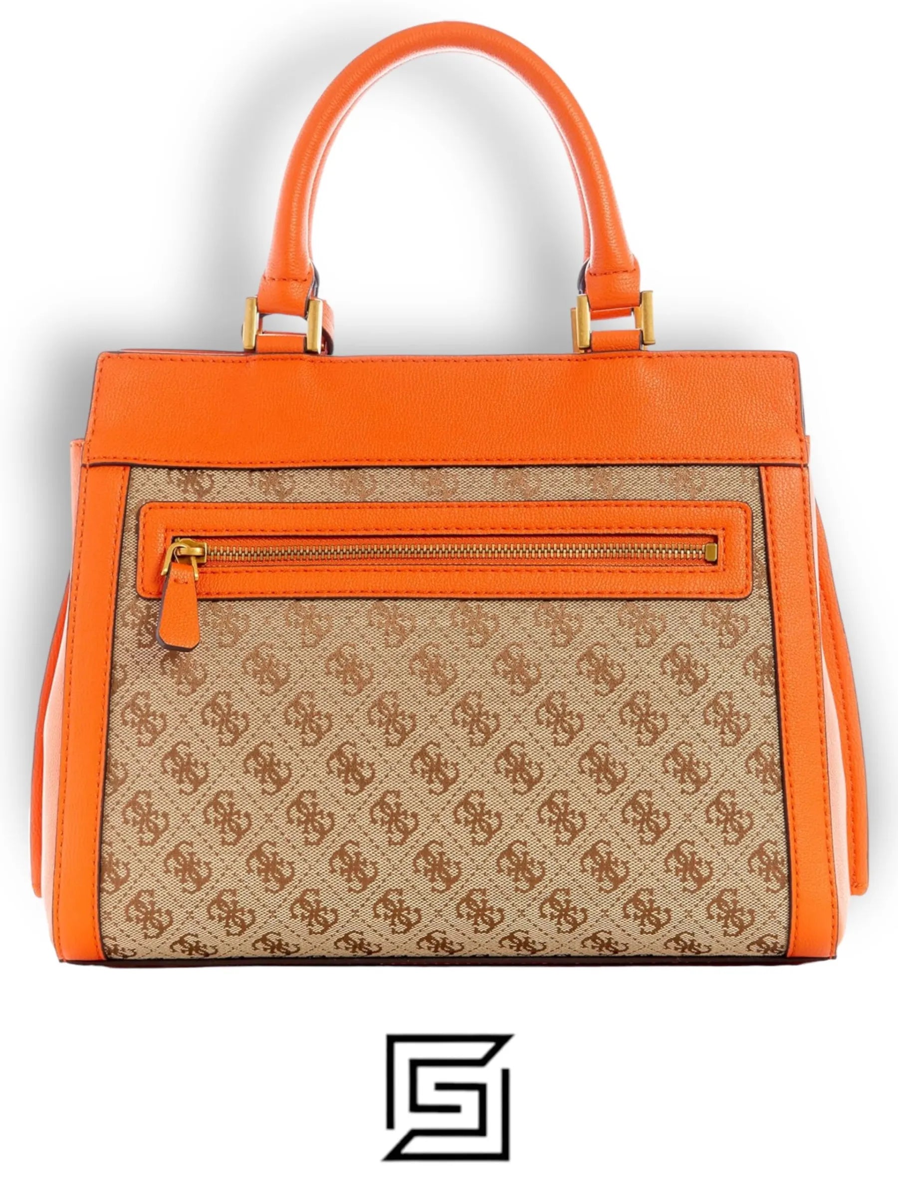 حقيبة ساتشيل GUESS Katey Luxury جلد برتقالي JB787026
